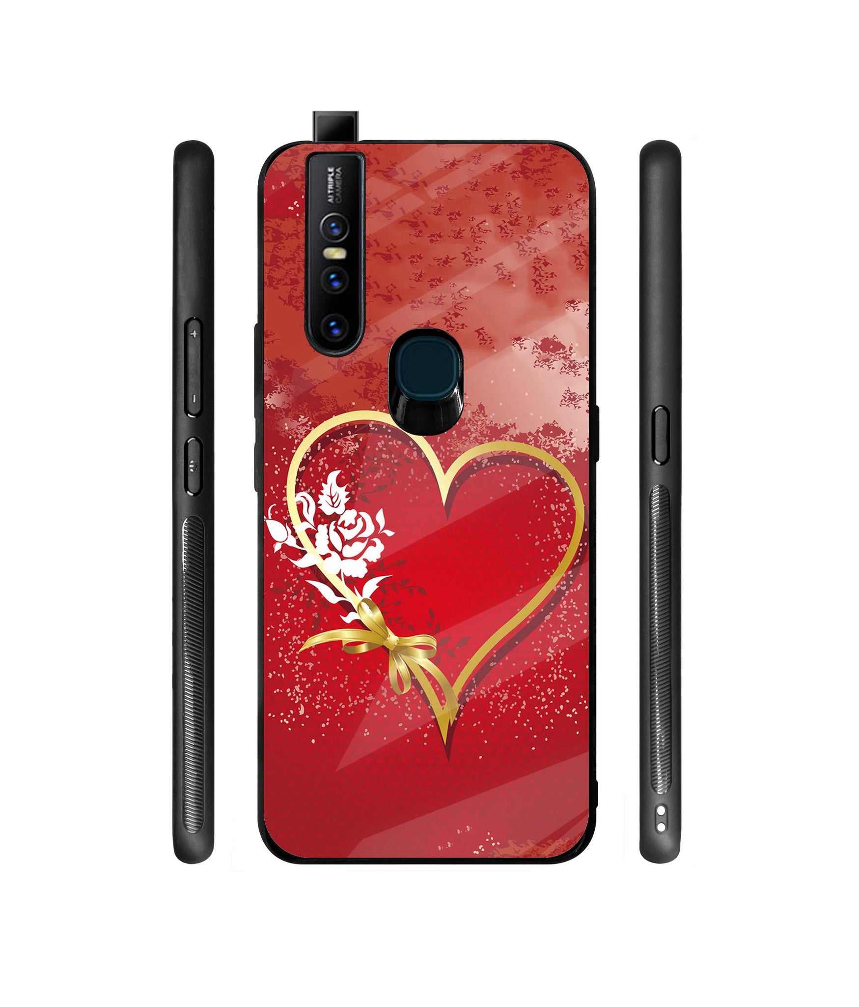 Dark Night Park Designer Printed Glass Cover for Vivo V15