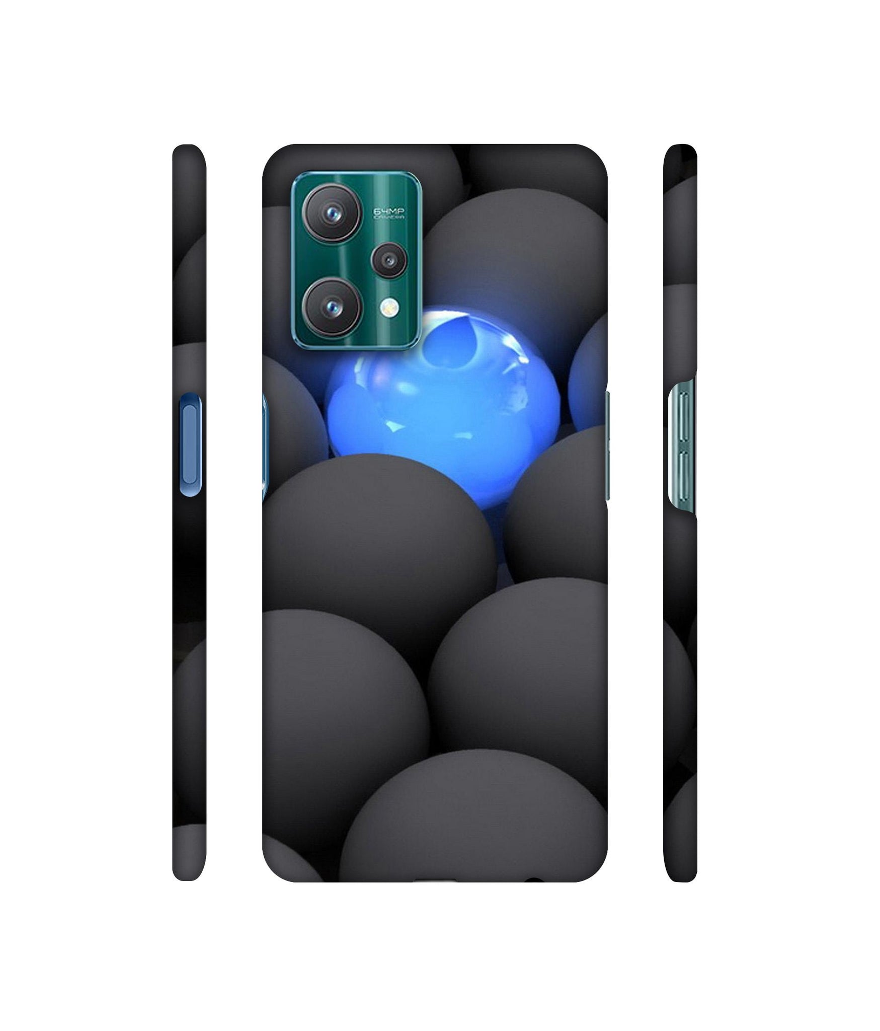 Balls Dark Neon Sight Surface Designer Hard Back Cover for Realme 9 Pro 5G