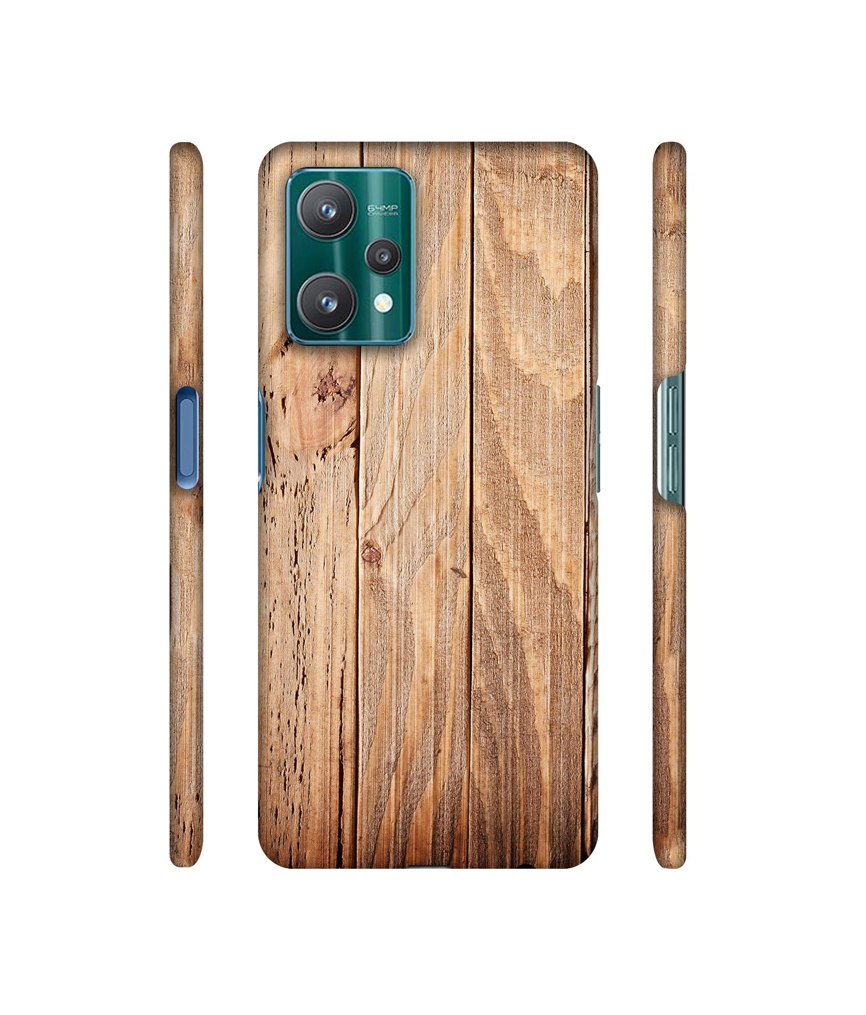 Wooden Texture Designer Hard Back Cover for Realme 9 Pro 5G