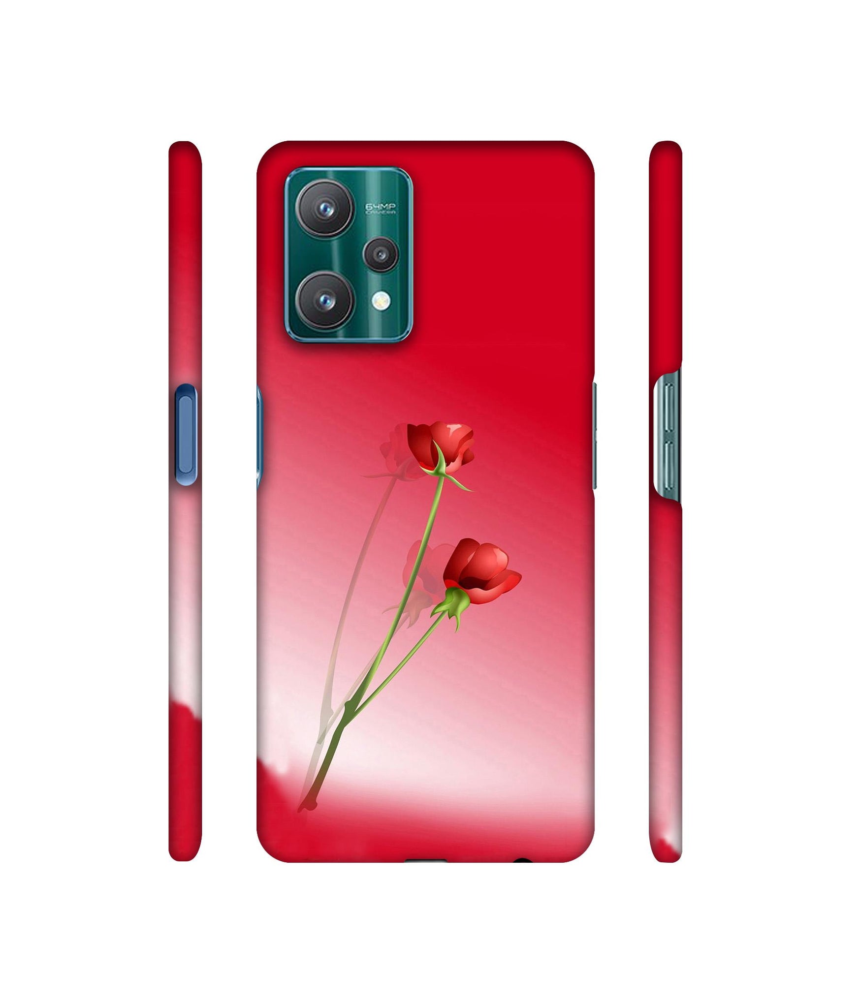 Red Roses Designer Hard Back Cover for Realme 9 Pro 5G