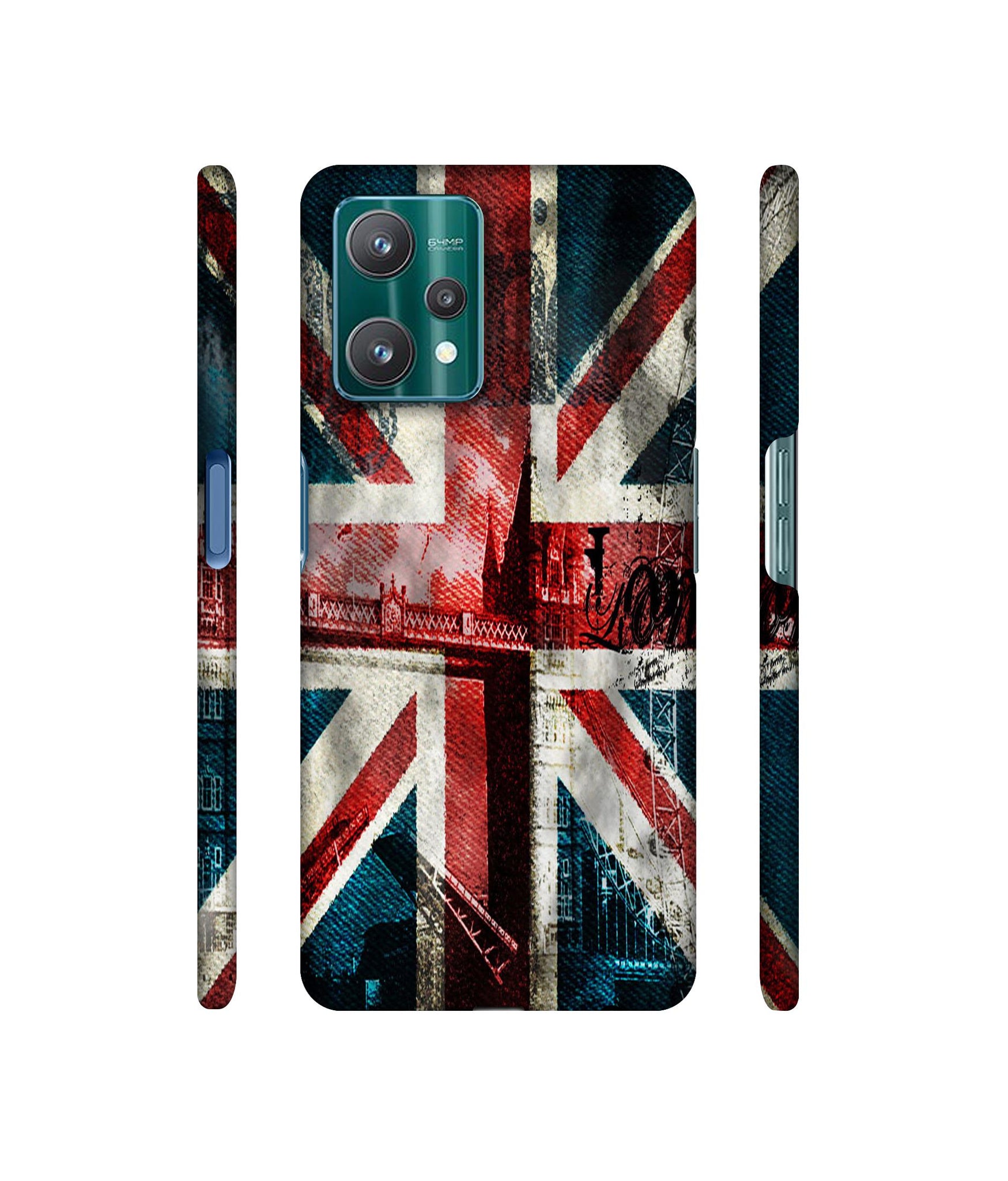 London Flag wallpaper Designer Hard Back Cover for Realme 9 Pro 5G