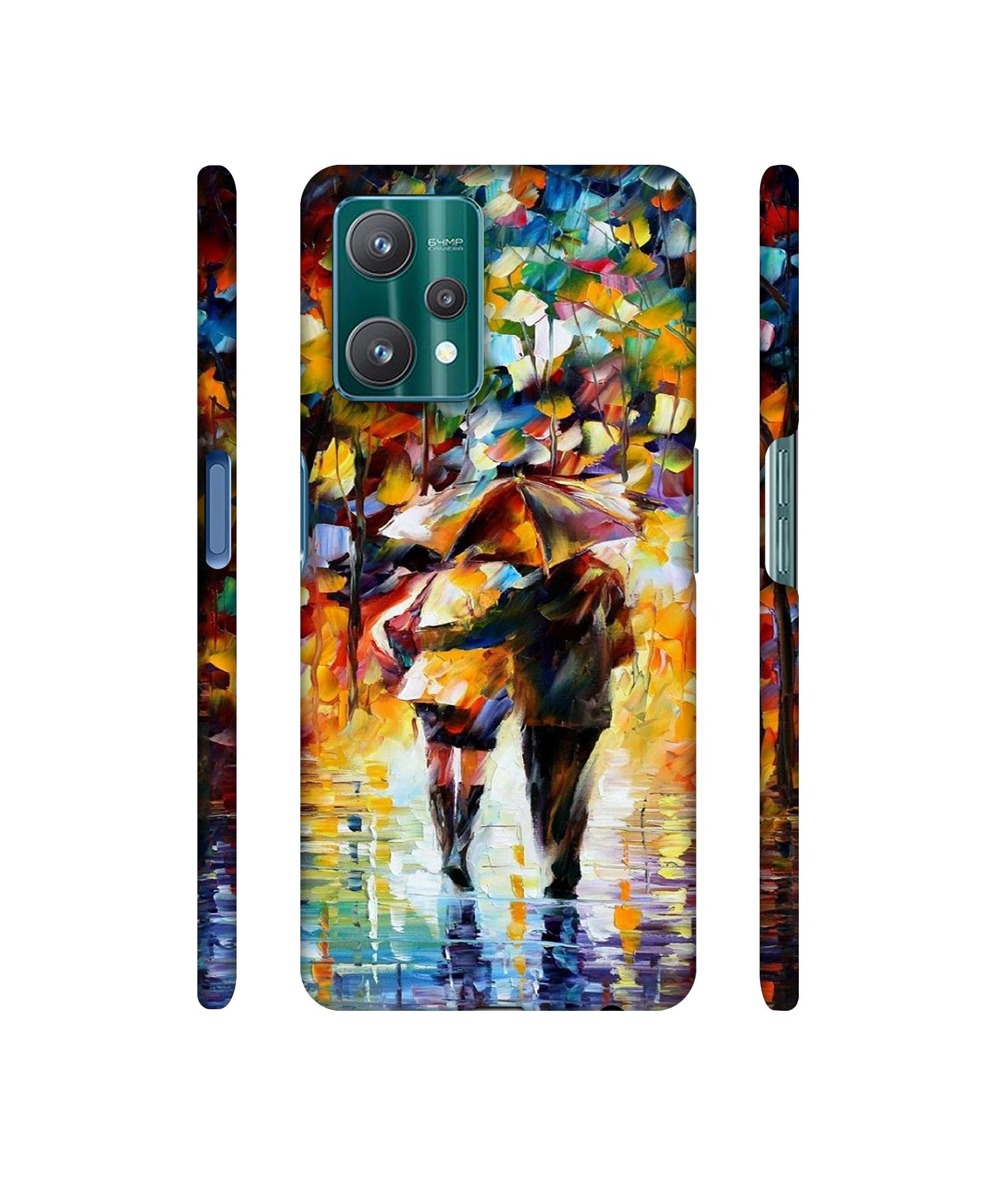 Paint Couple Pattern Designer Hard Back Cover for Realme 9 Pro 5G