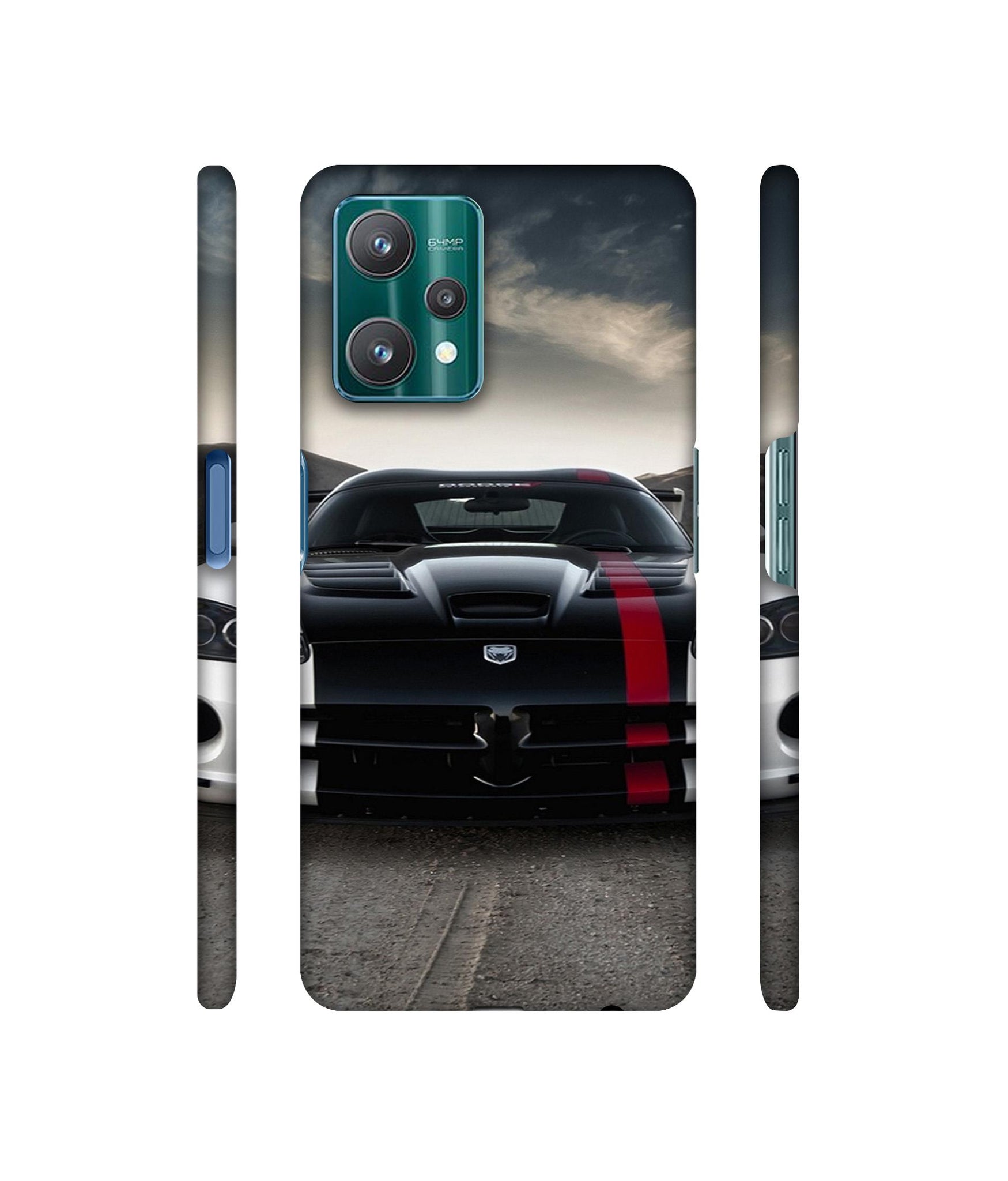 Sports Car Pattern Designer Hard Back Cover for Realme 9 Pro 5G