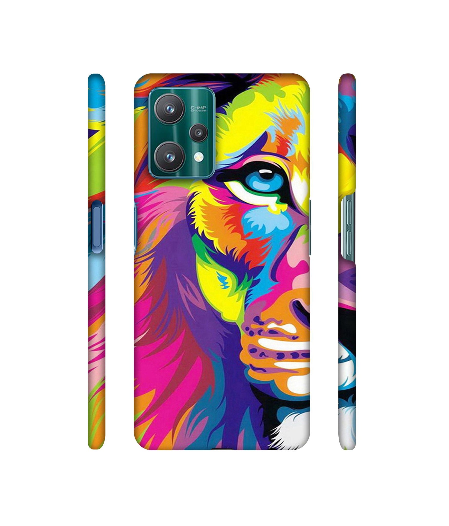 Lion Designer Hard Back Cover for Realme 9 Pro 5G