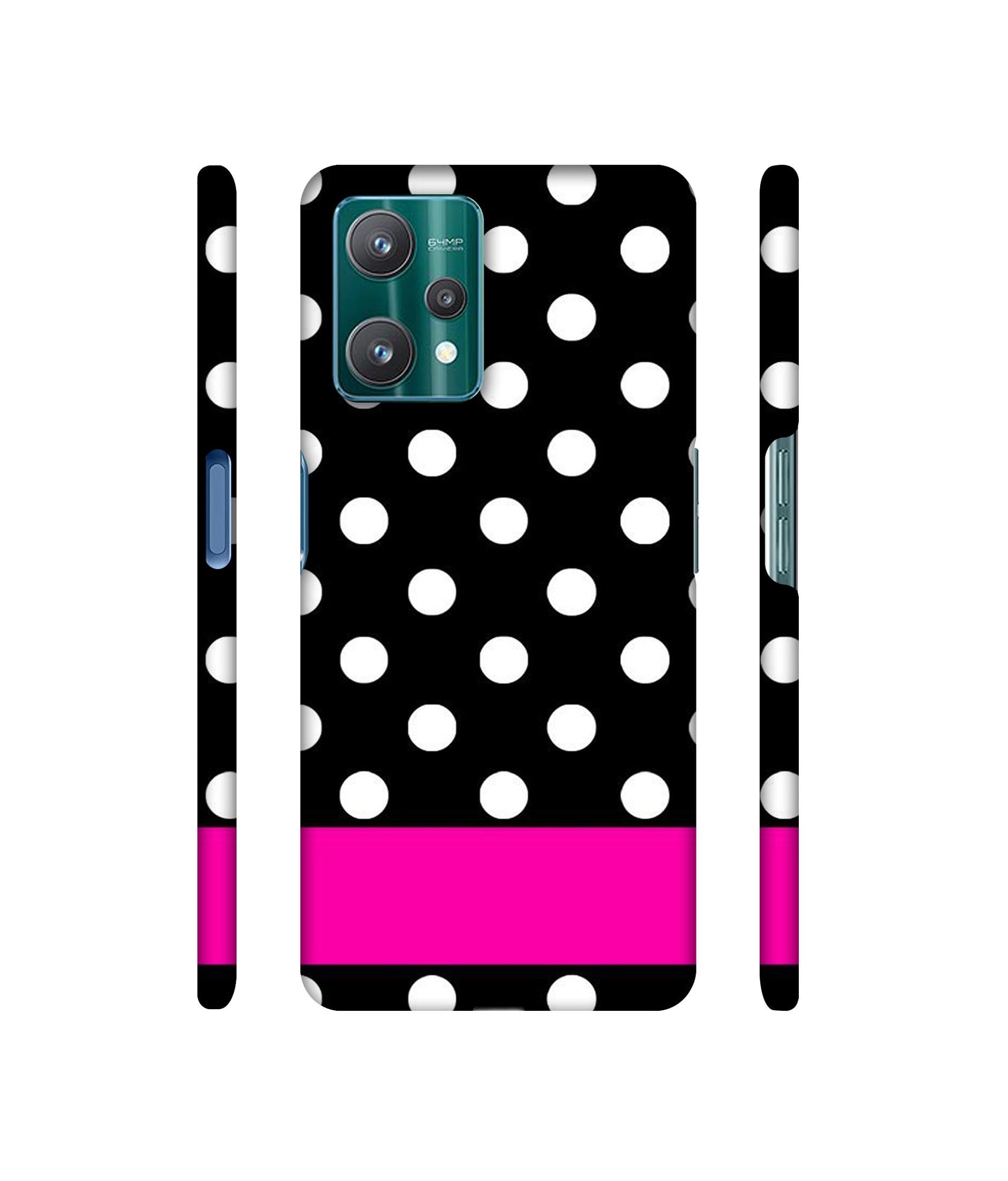 White Dots Pattern Designer Hard Back Cover for Realme 9 Pro 5G