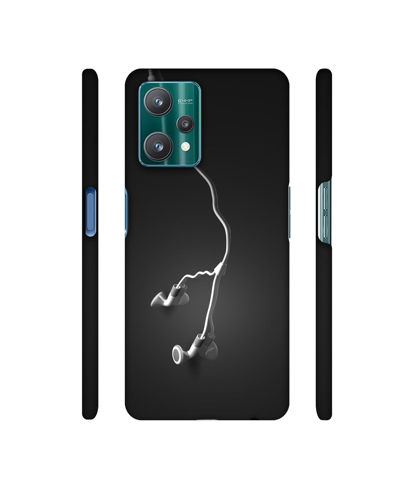 Headphone Designer Hard Back Cover for Realme 9 Pro 5G