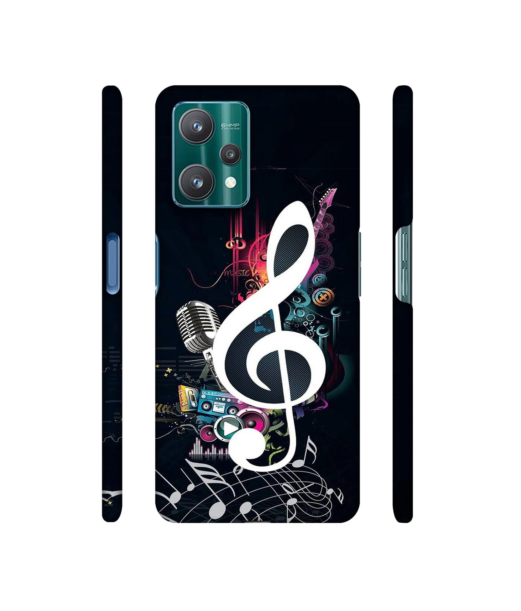 Mike and Music Designer Hard Back Cover for Realme 9 Pro 5G