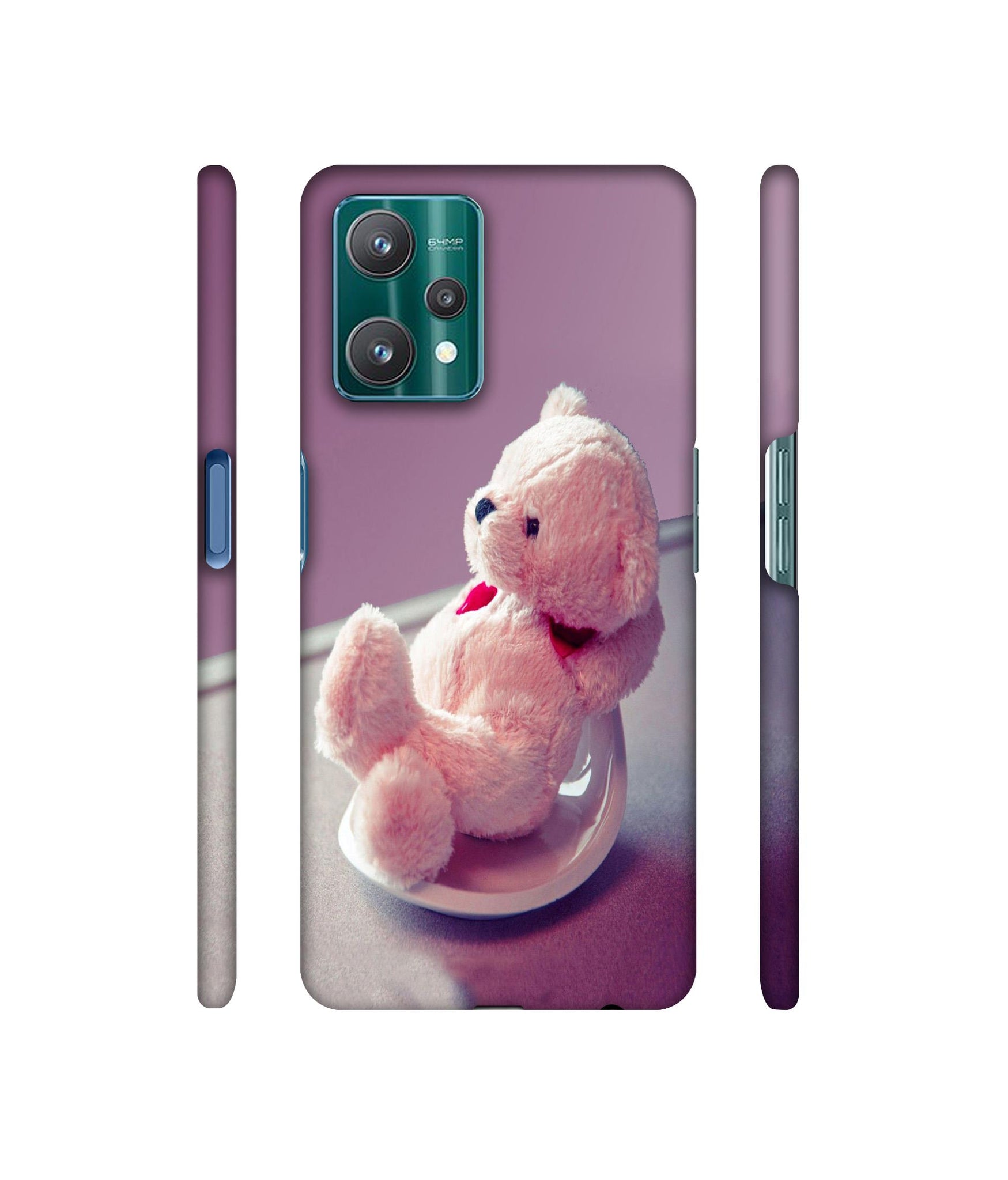 Cute Teddy Bear Designer Hard Back Cover for Realme 9 Pro 5G