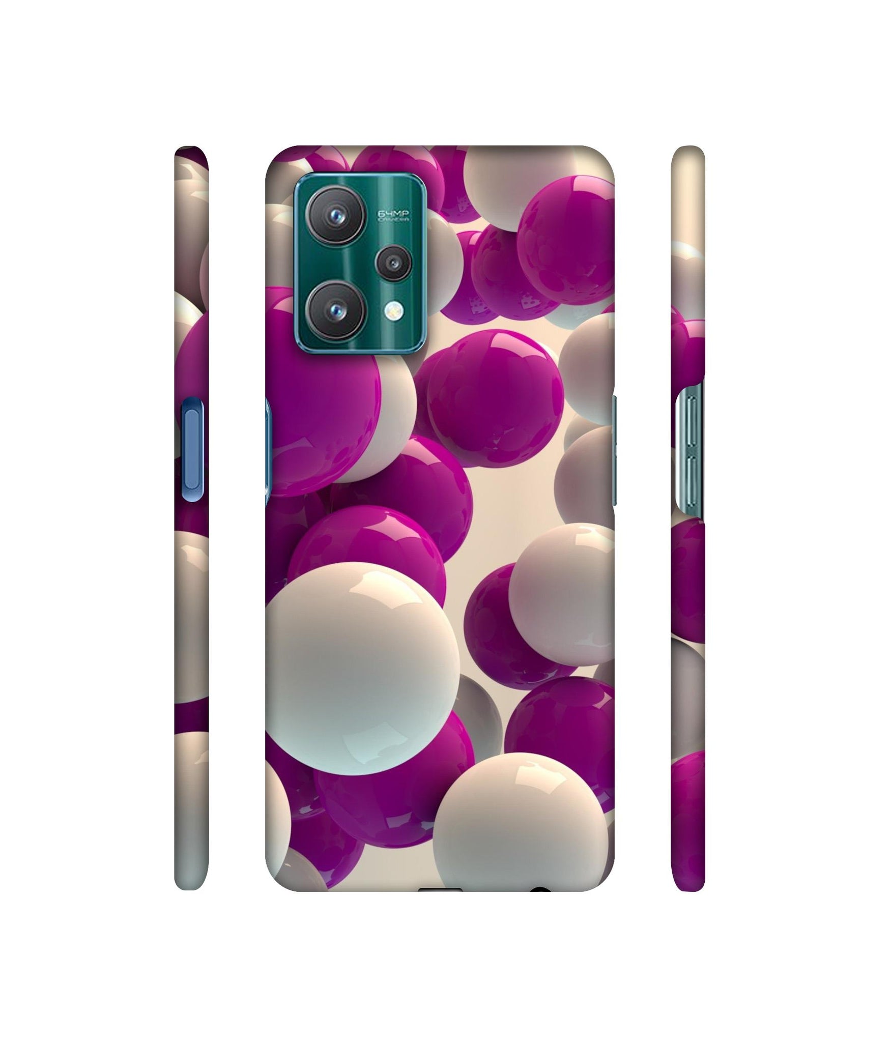 3D Balloons Designer Hard Back Cover for Realme 9 Pro 5G