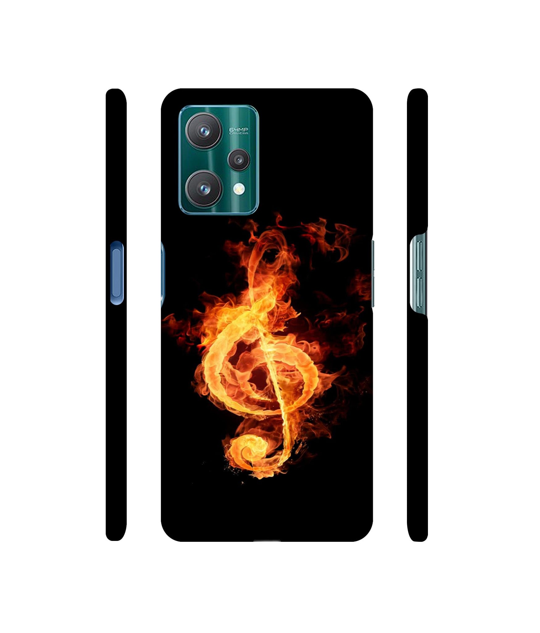 Fire Note Designer Hard Back Cover for Realme 9 Pro 5G