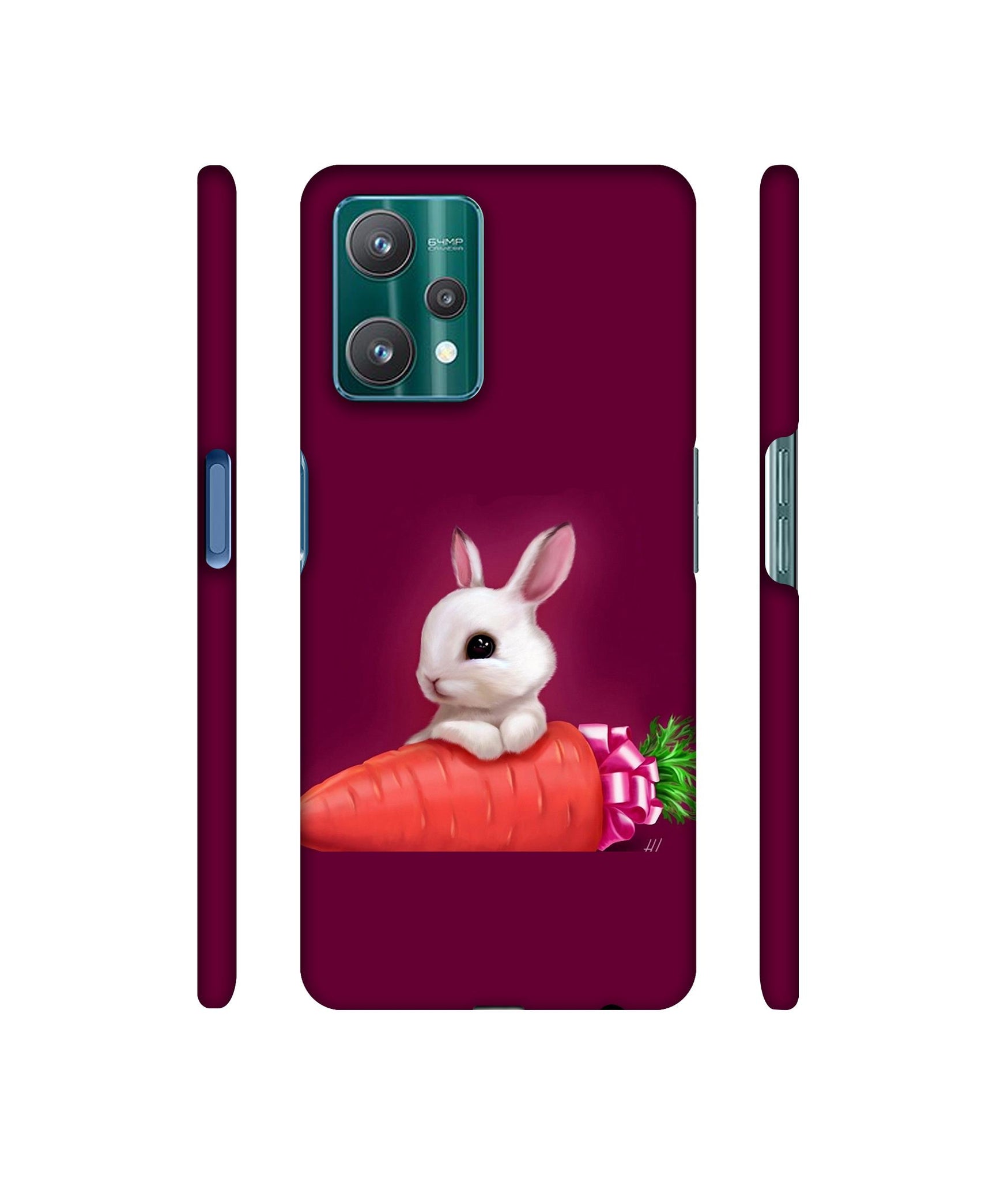 Bunny With Carrot Designer Hard Back Cover for Realme 9 Pro 5G