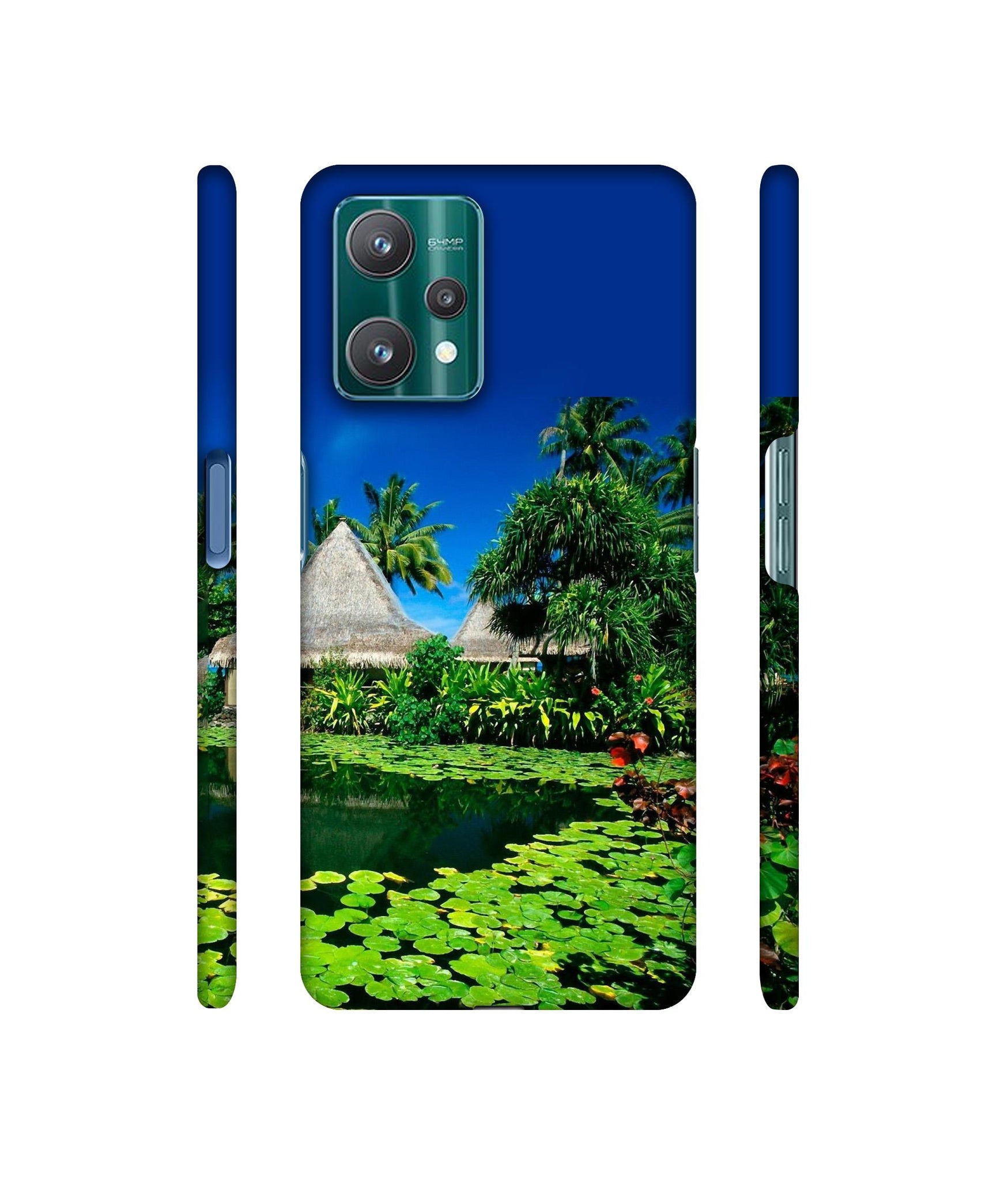 Tropics Water Designer Hard Back Cover for Realme 9 Pro 5G