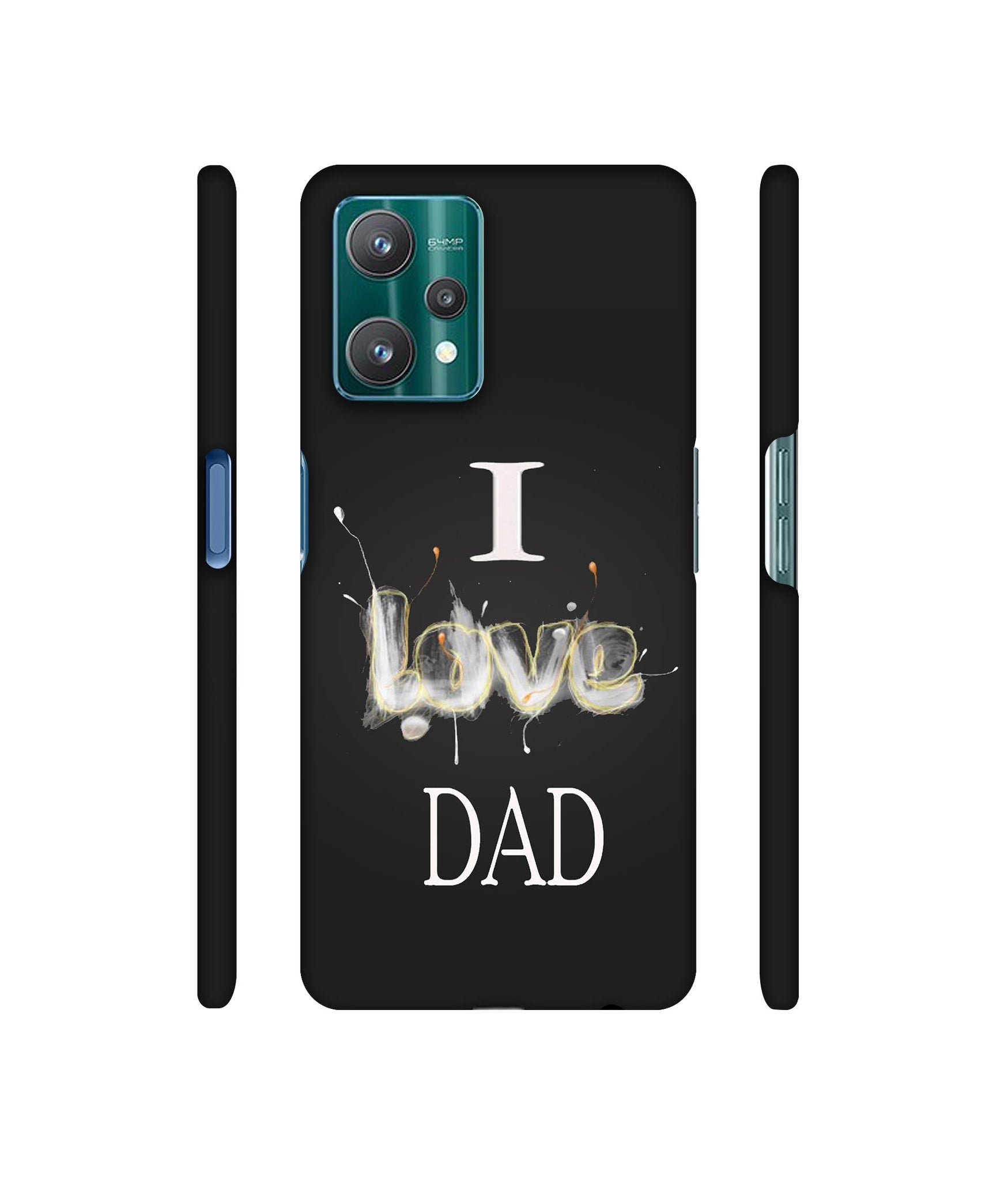 Happy Quote Designer Hard Back Cover for Realme 9 Pro 5G