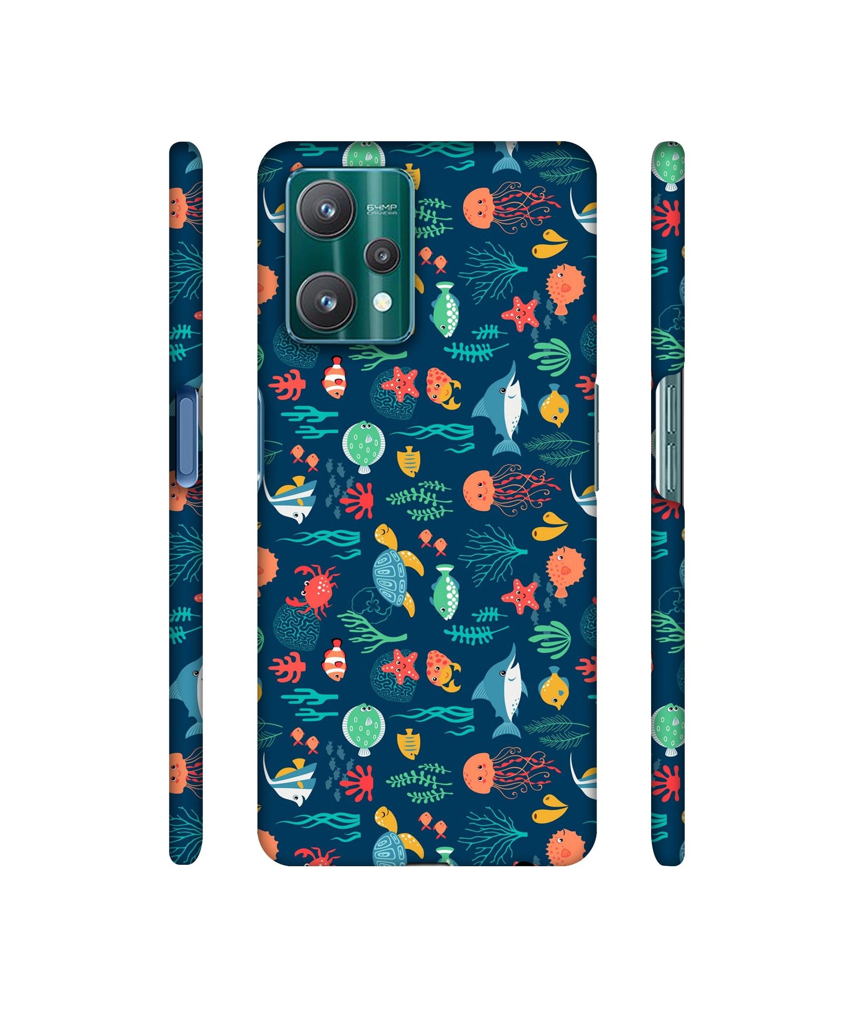 Aquarium Texture Designer Hard Back Cover for Realme 9 Pro 5G