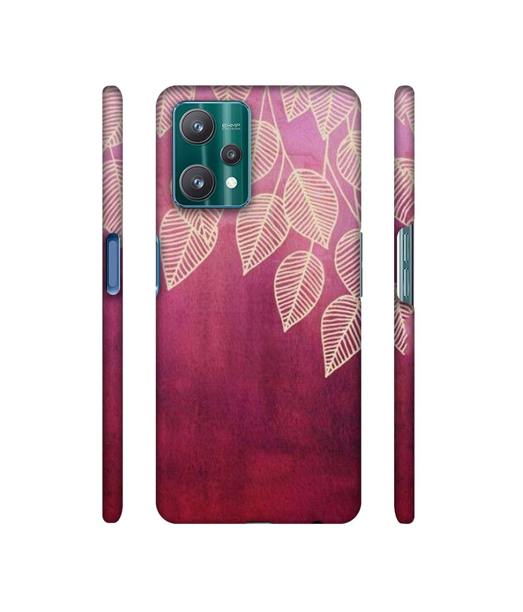 Leaf Pattern Designer Hard Back Cover for Realme 9 Pro 5G