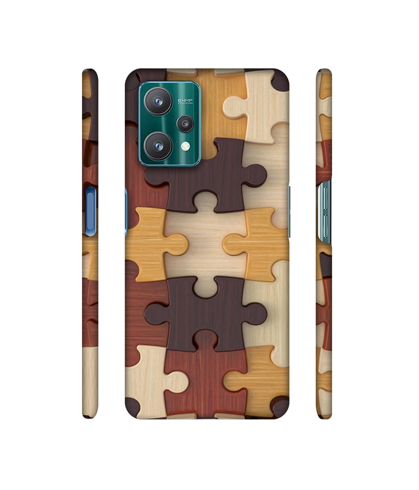 Puzzle Pattern Designer Hard Back Cover for Realme 9 Pro 5G