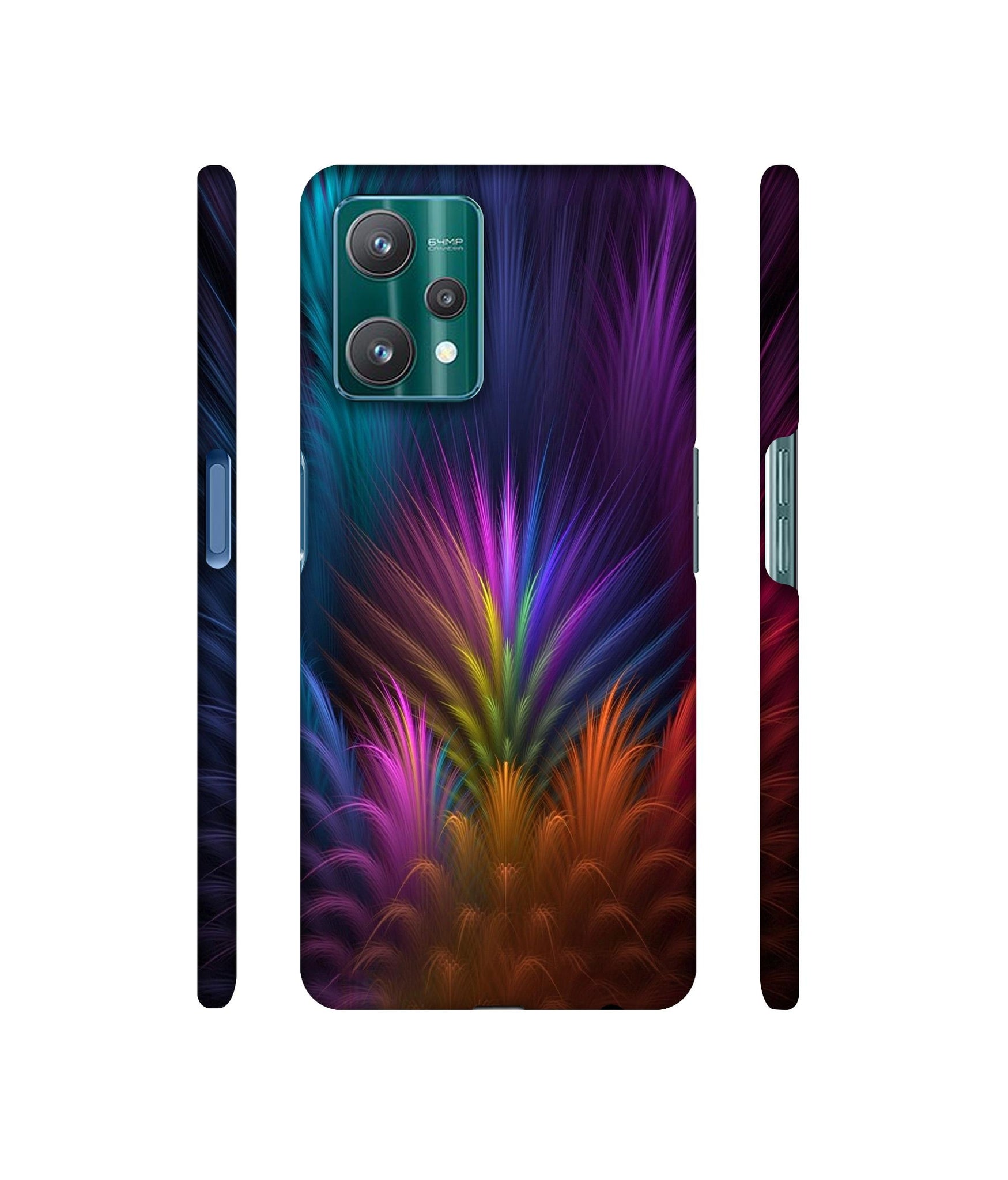 Multicoloured Designer Hard Back Cover for Realme 9 Pro 5G