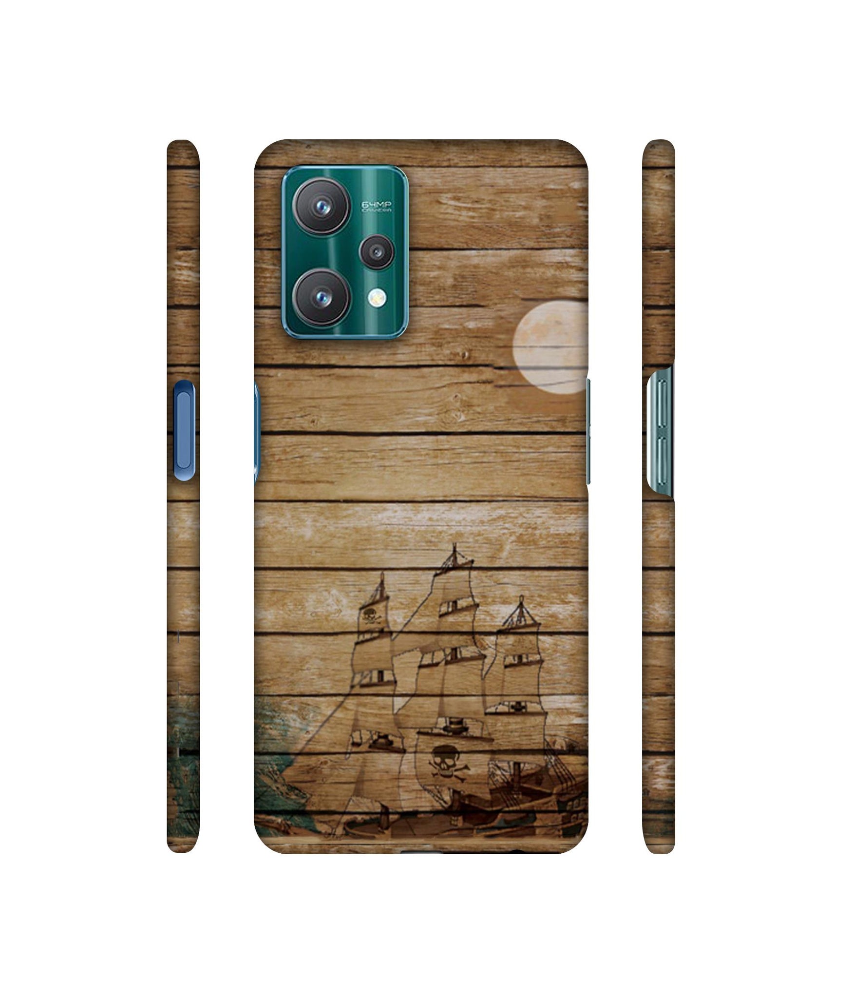 Wooden Pattern Designer Hard Back Cover for Realme 9 Pro 5G