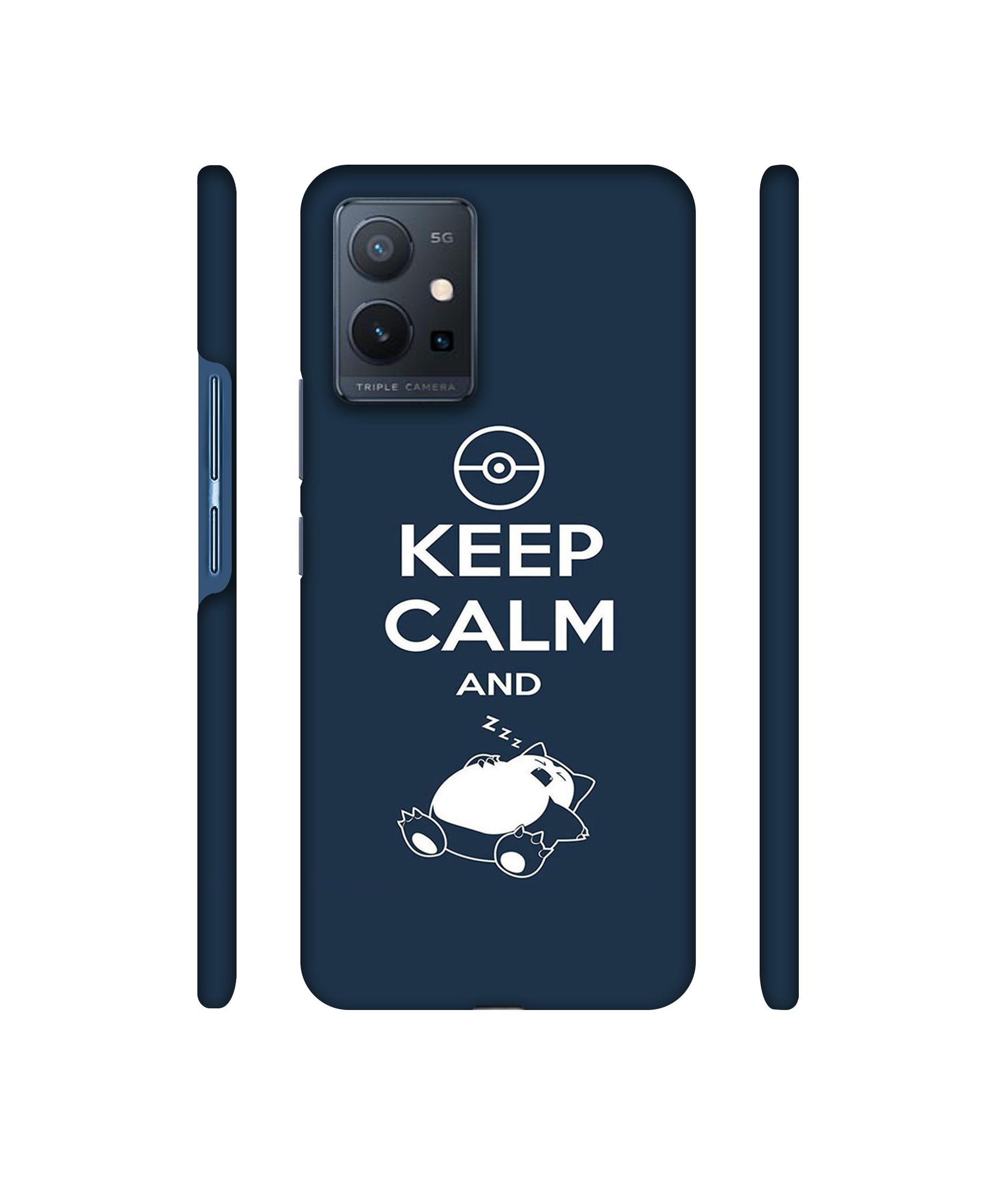 Sleep Pattern Designer Hard Back Cover for Vivo T1 5G / Vivo Y75 5G