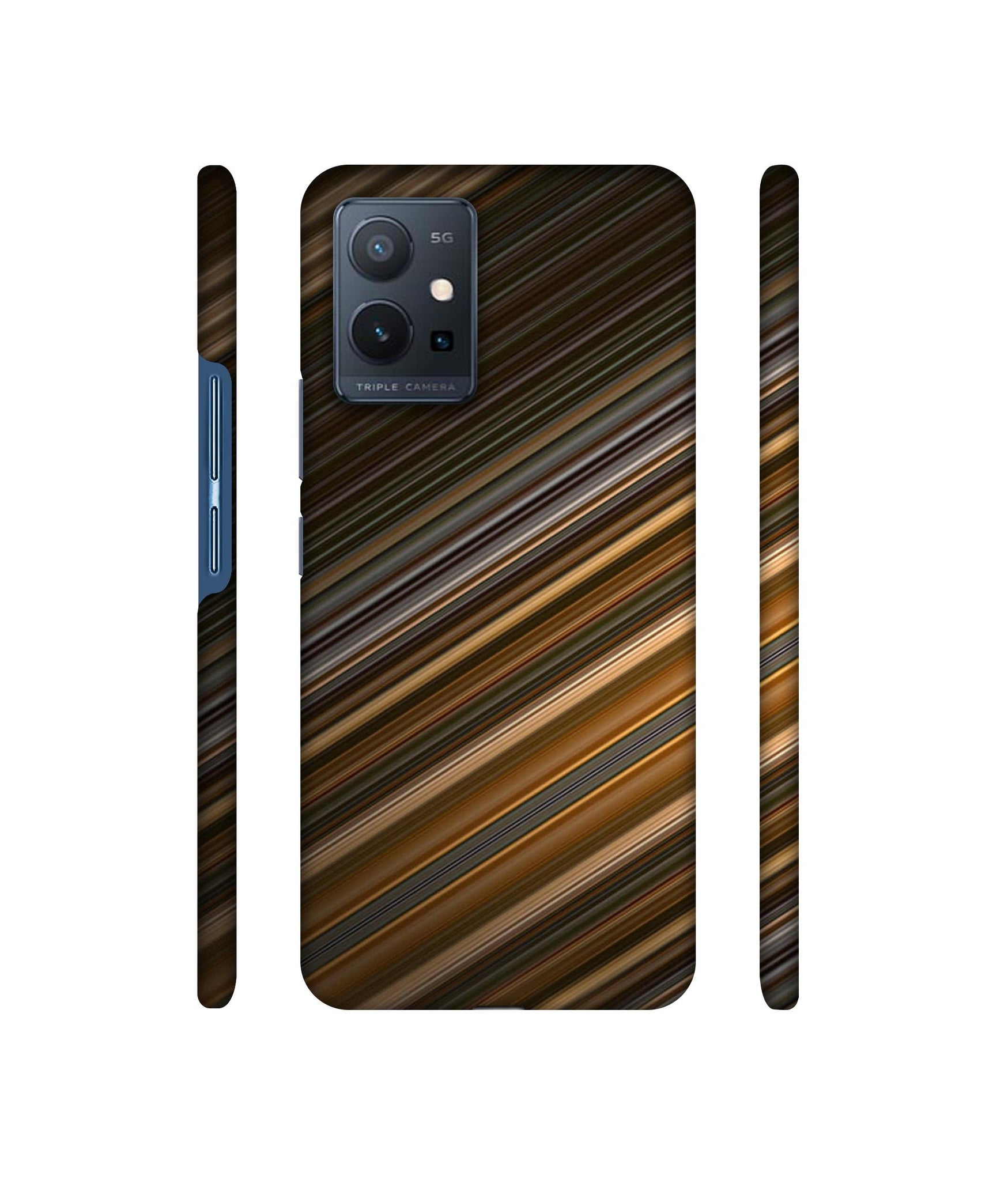 Stripes Designer Hard Back Cover for Vivo T1 5G / Vivo Y75 5G