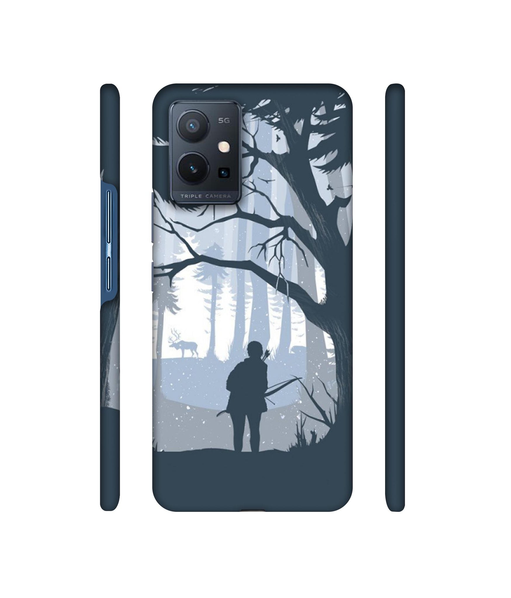 Hunter Designer Hard Back Cover for Vivo T1 5G / Vivo Y75 5G