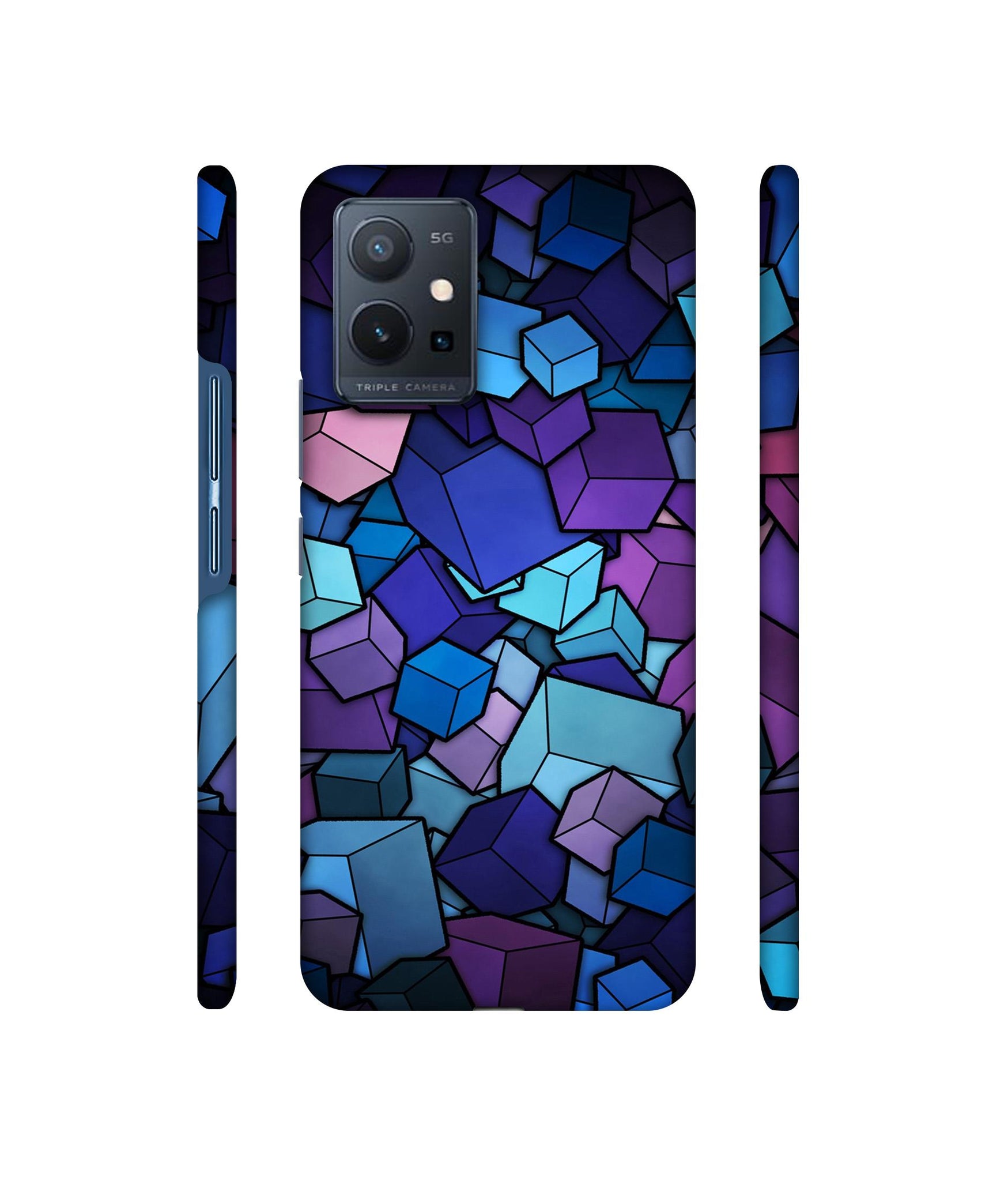 Color Box Designer Hard Back Cover for Vivo T1 5G / Vivo Y75 5G