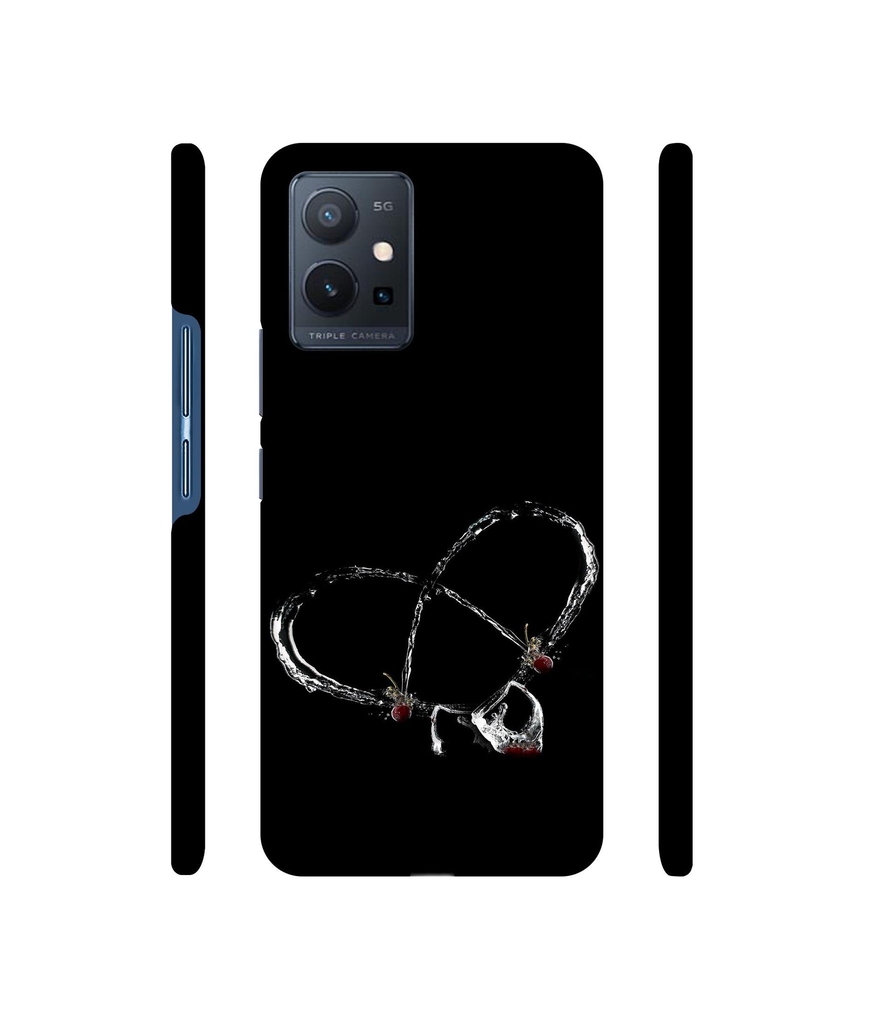 Heart Wine Designer Hard Back Cover for Vivo T1 5G / Vivo Y75 5G