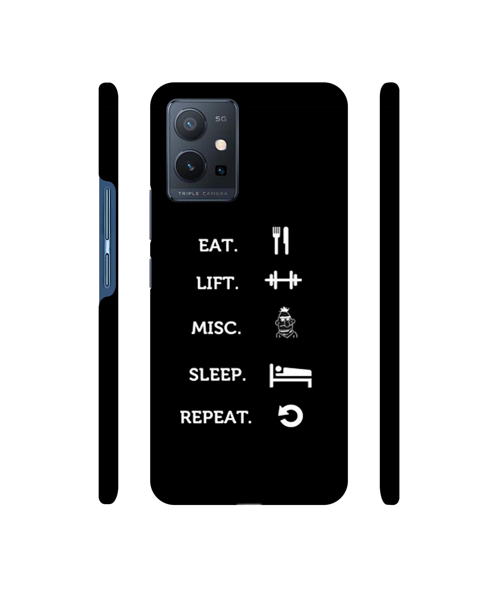 Life Tool Quote Designer Hard Back Cover for Vivo T1 5G / Vivo Y75 5G