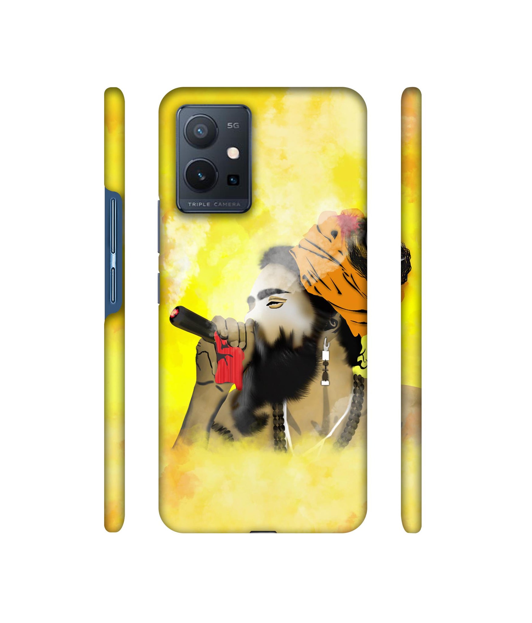 Aghori Bhole Designer Hard Back Cover for Vivo T1 5G / Vivo Y75 5G