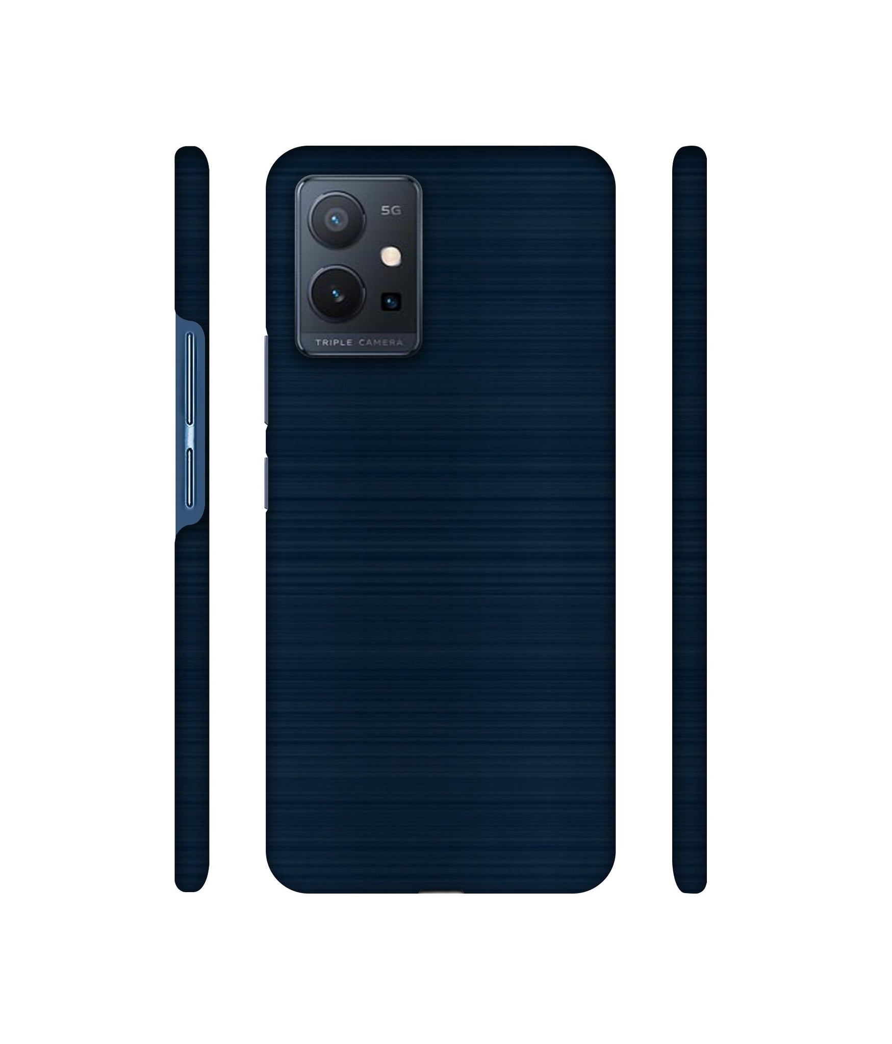 Blue Line Designer Hard Back Cover for Vivo T1 5G / Vivo Y75 5G