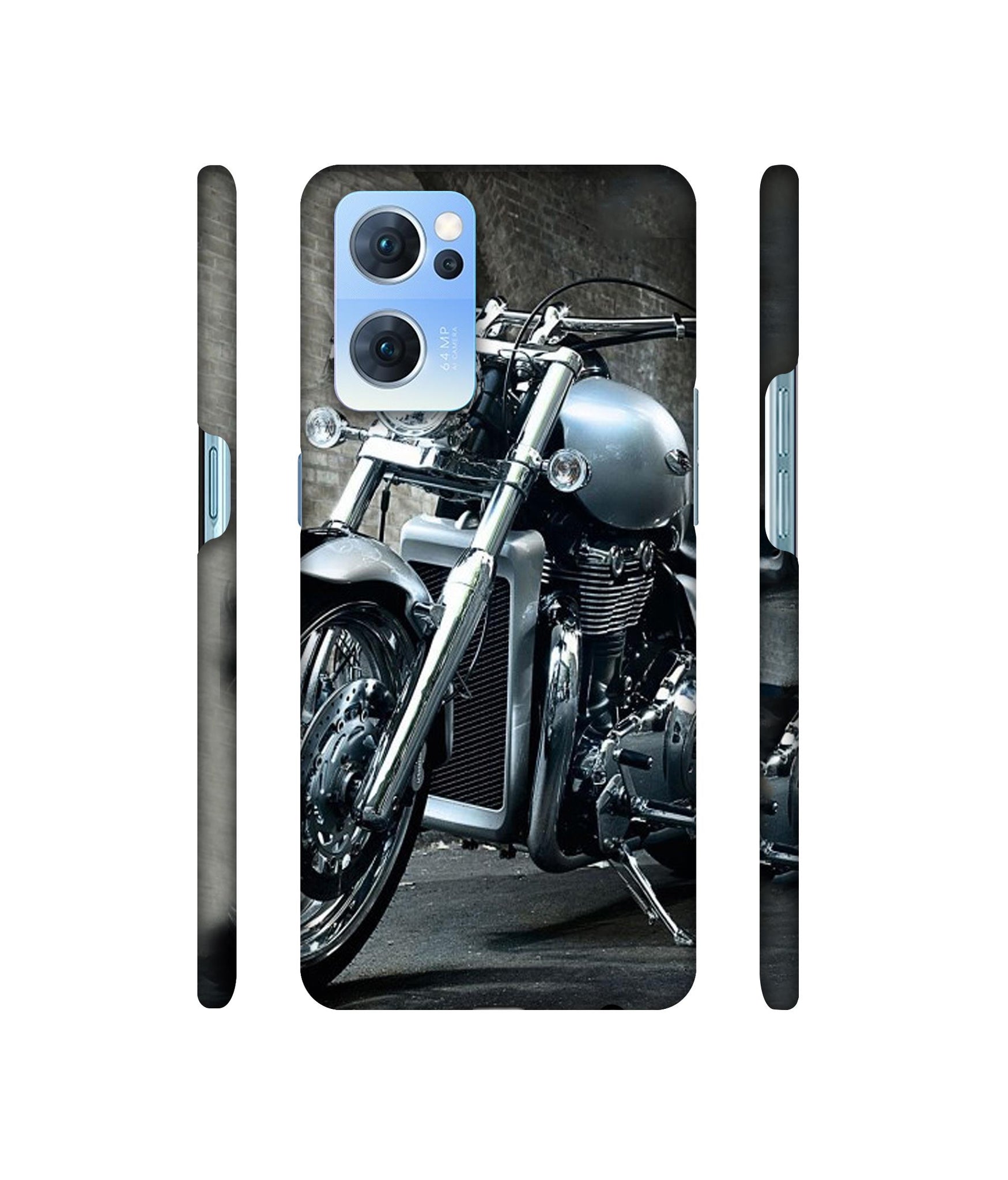 Motorcycle Designer Hard Back Cover for Oppo Reno7 5G