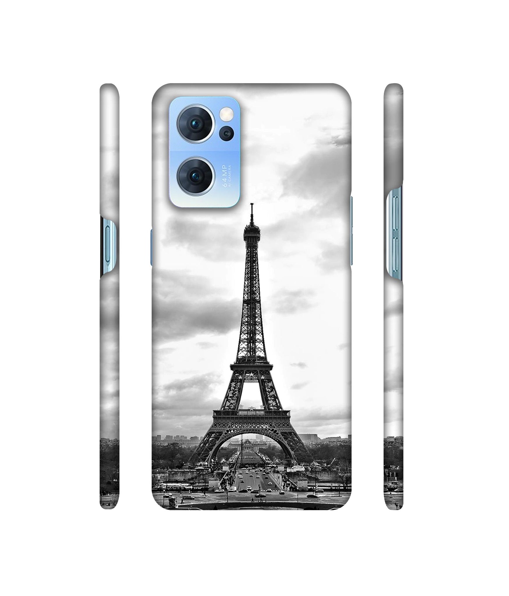 Eiffel Tower Designer Hard Back Cover for Oppo Reno7 5G
