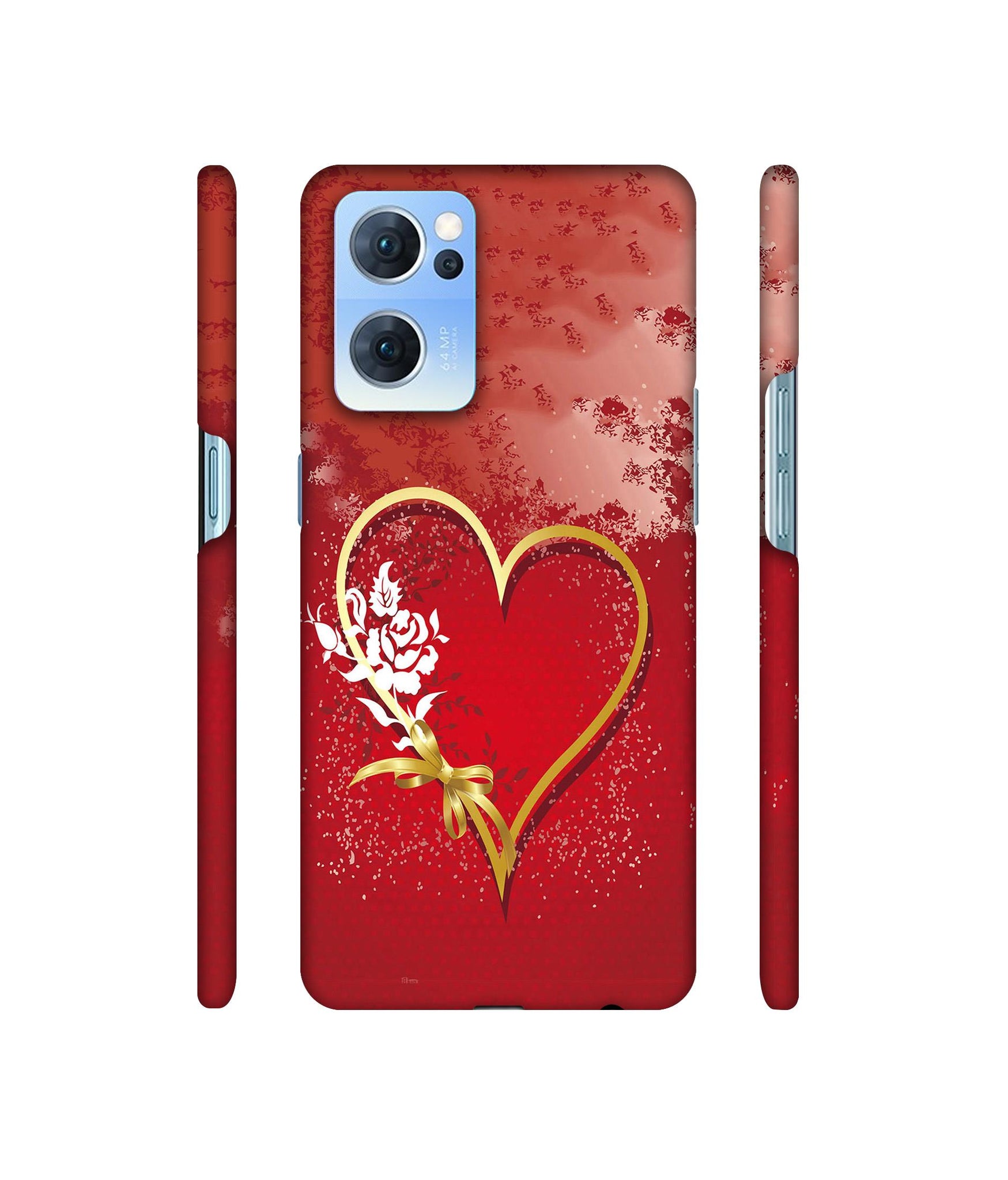 Love Rose Designer Hard Back Cover for Oppo Reno7 5G
