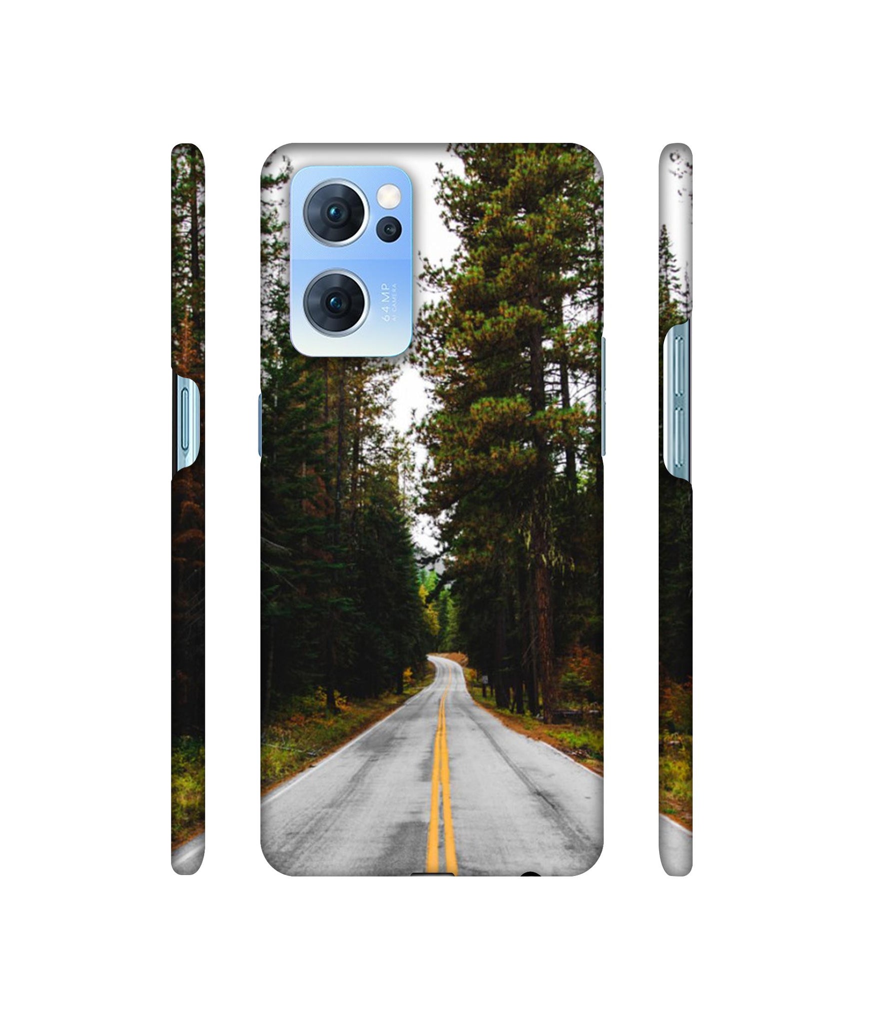 Road Photo Designer Hard Back Cover for Oppo Reno7 5G