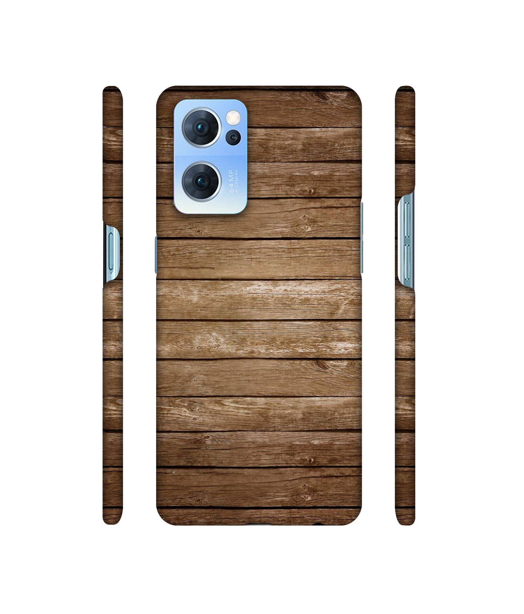 Wood Designer Hard Back Cover for Oppo Reno7 5G