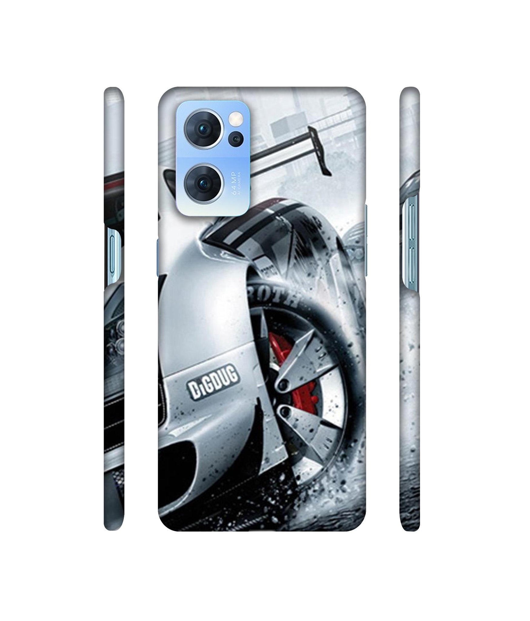 Drift Sport Print Designer Hard Back Cover for Oppo Reno7 5G
