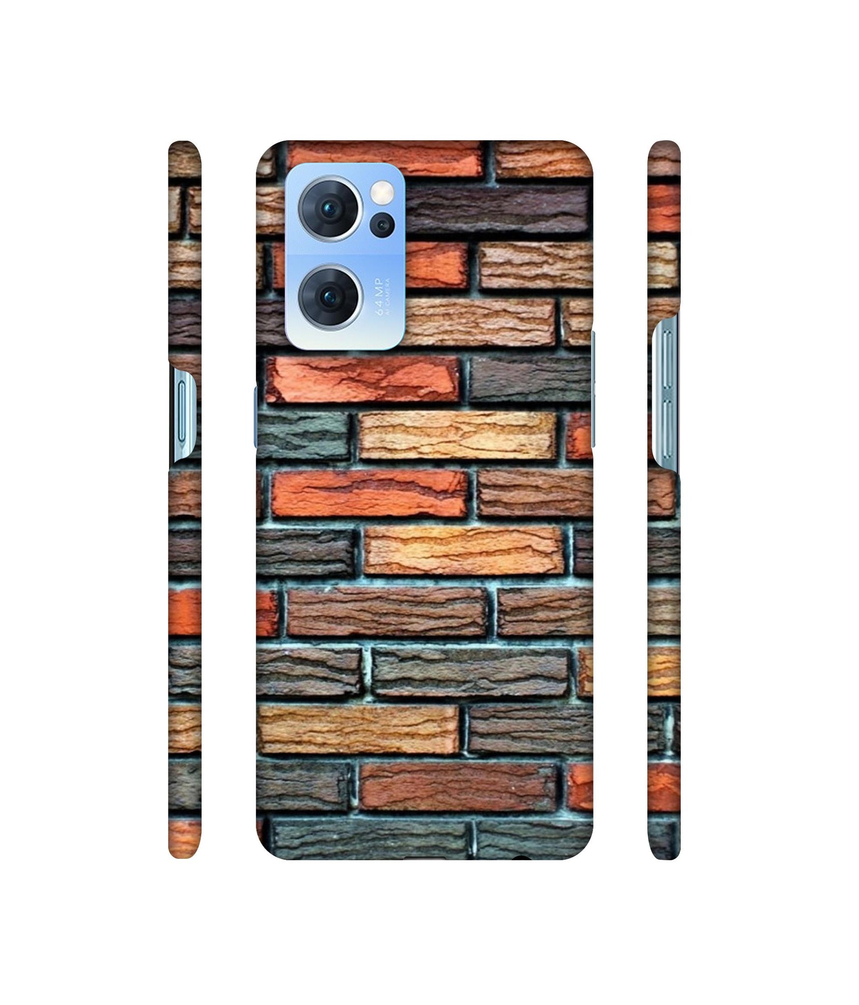 Brick Wall Designer Hard Back Cover for Oppo Reno7 5G