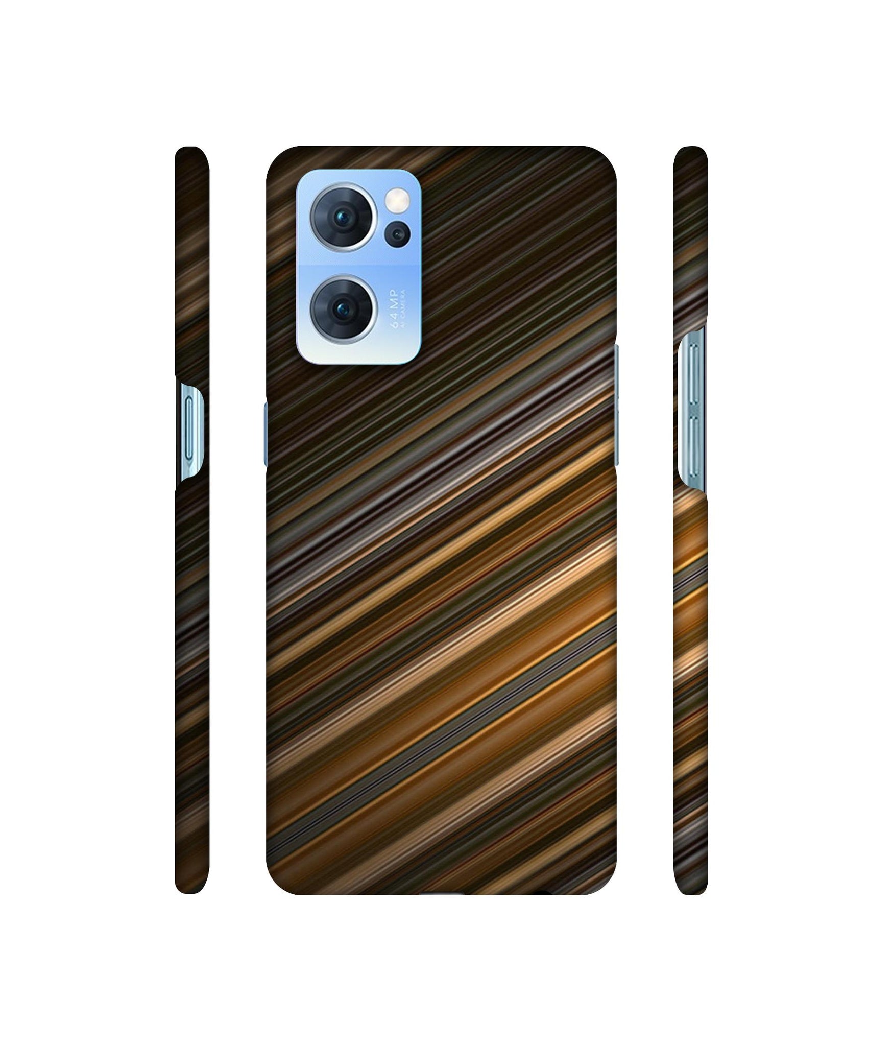 Stripes Designer Hard Back Cover for Oppo Reno7 5G