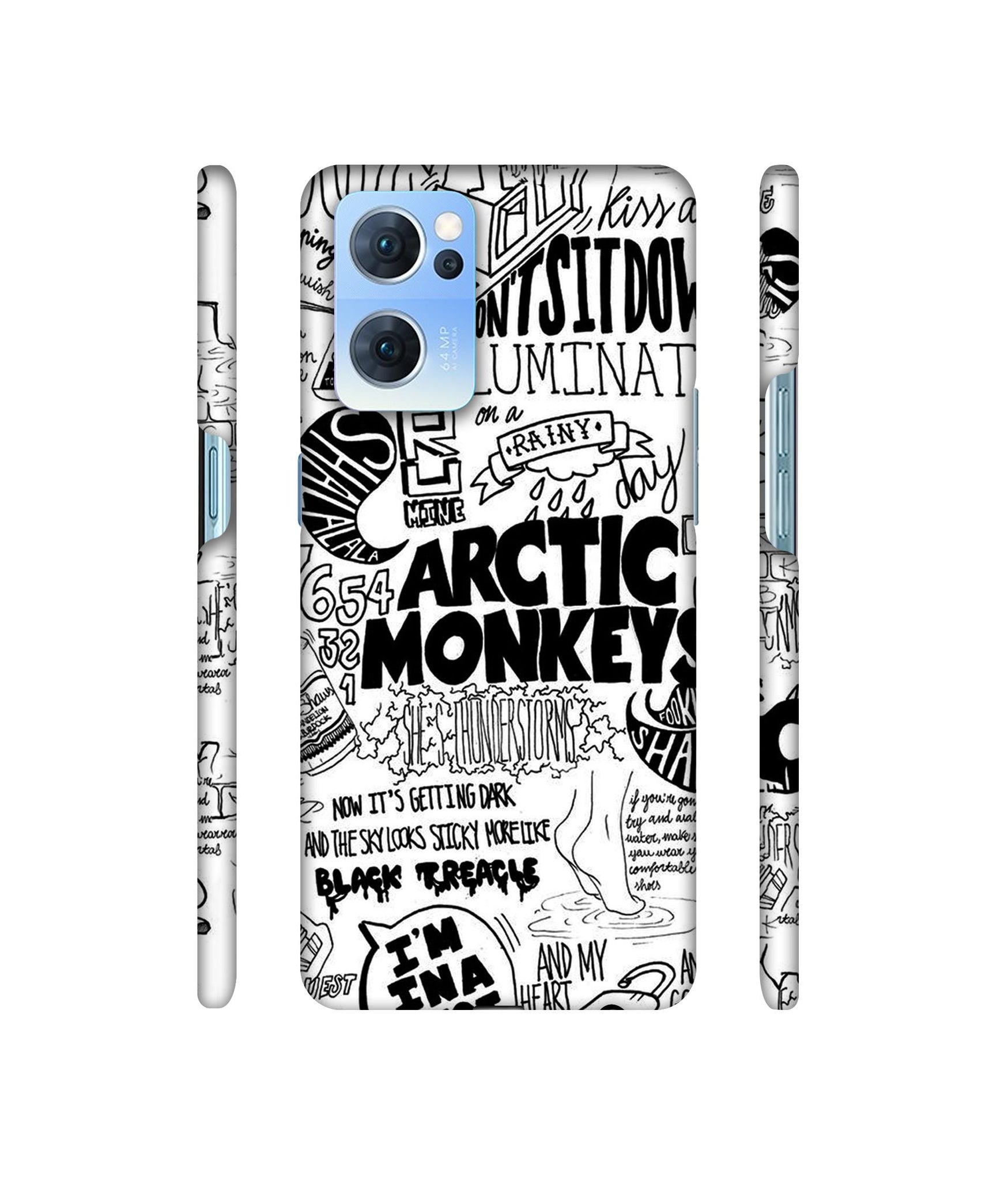 Arctic Monkeys Pattern Designer Hard Back Cover for Oppo Reno7 5G