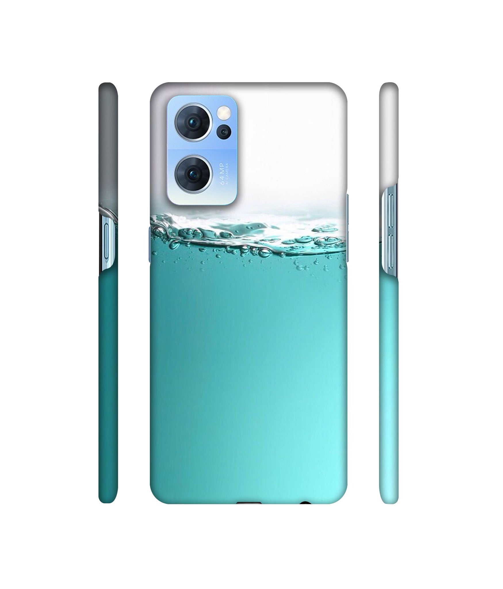 Half Fill Designer Hard Back Cover for Oppo Reno7 5G