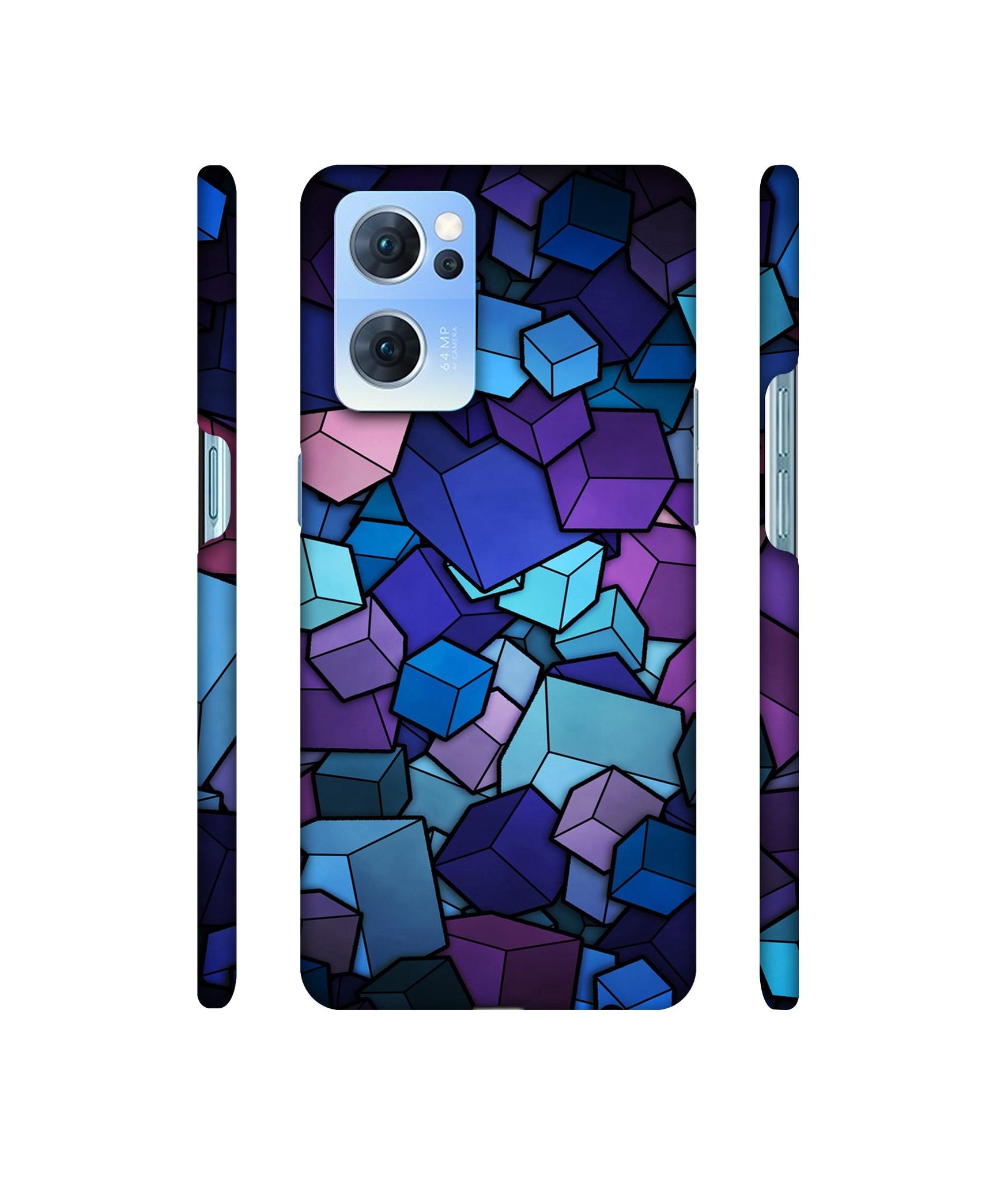 Color Box Designer Hard Back Cover for Oppo Reno7 5G