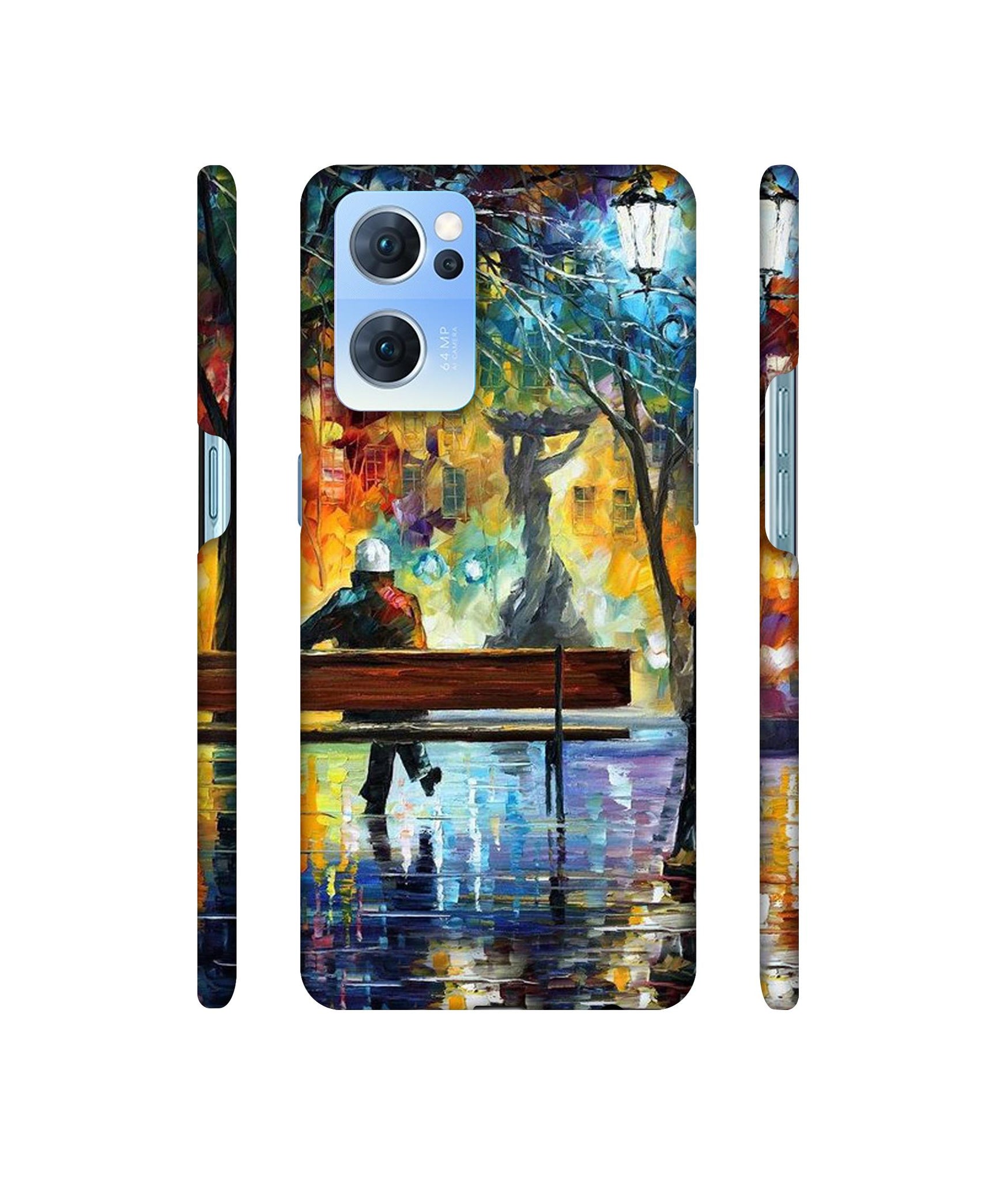Man Resting Designer Hard Back Cover for Oppo Reno7 5G
