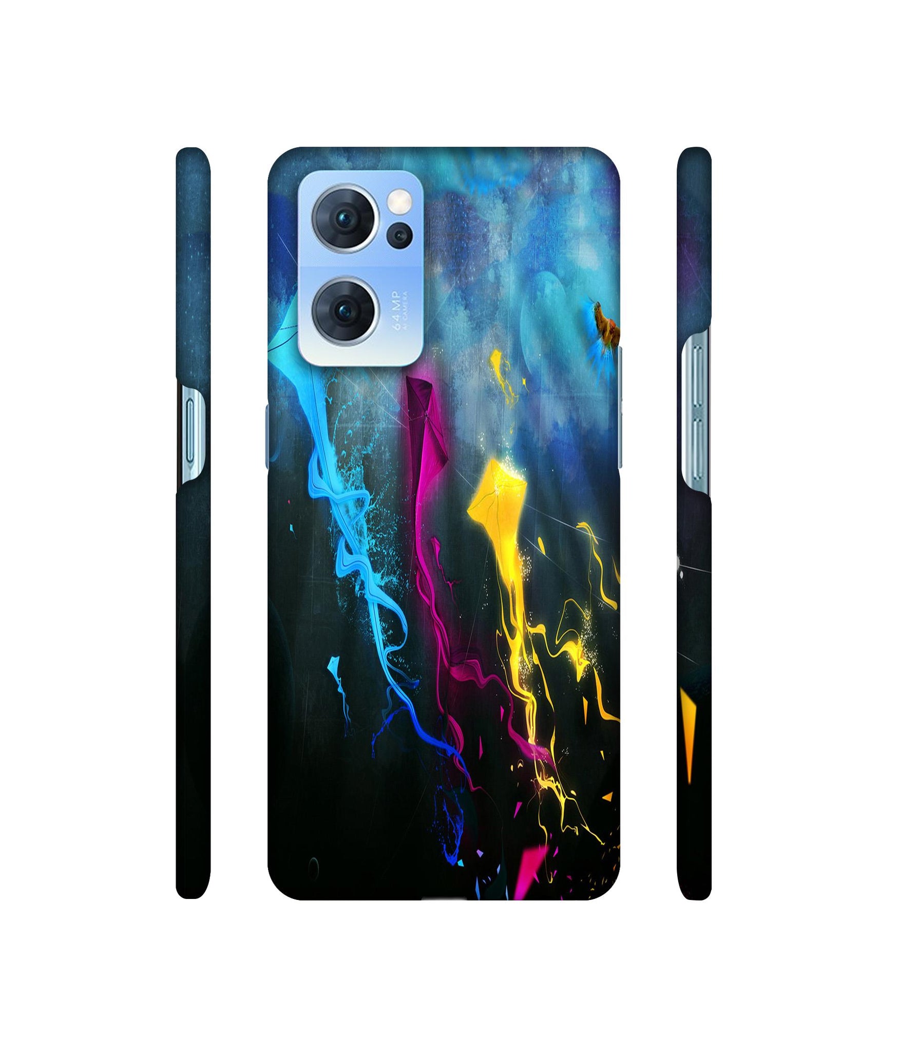 Kites Designer Hard Back Cover for Oppo Reno7 5G