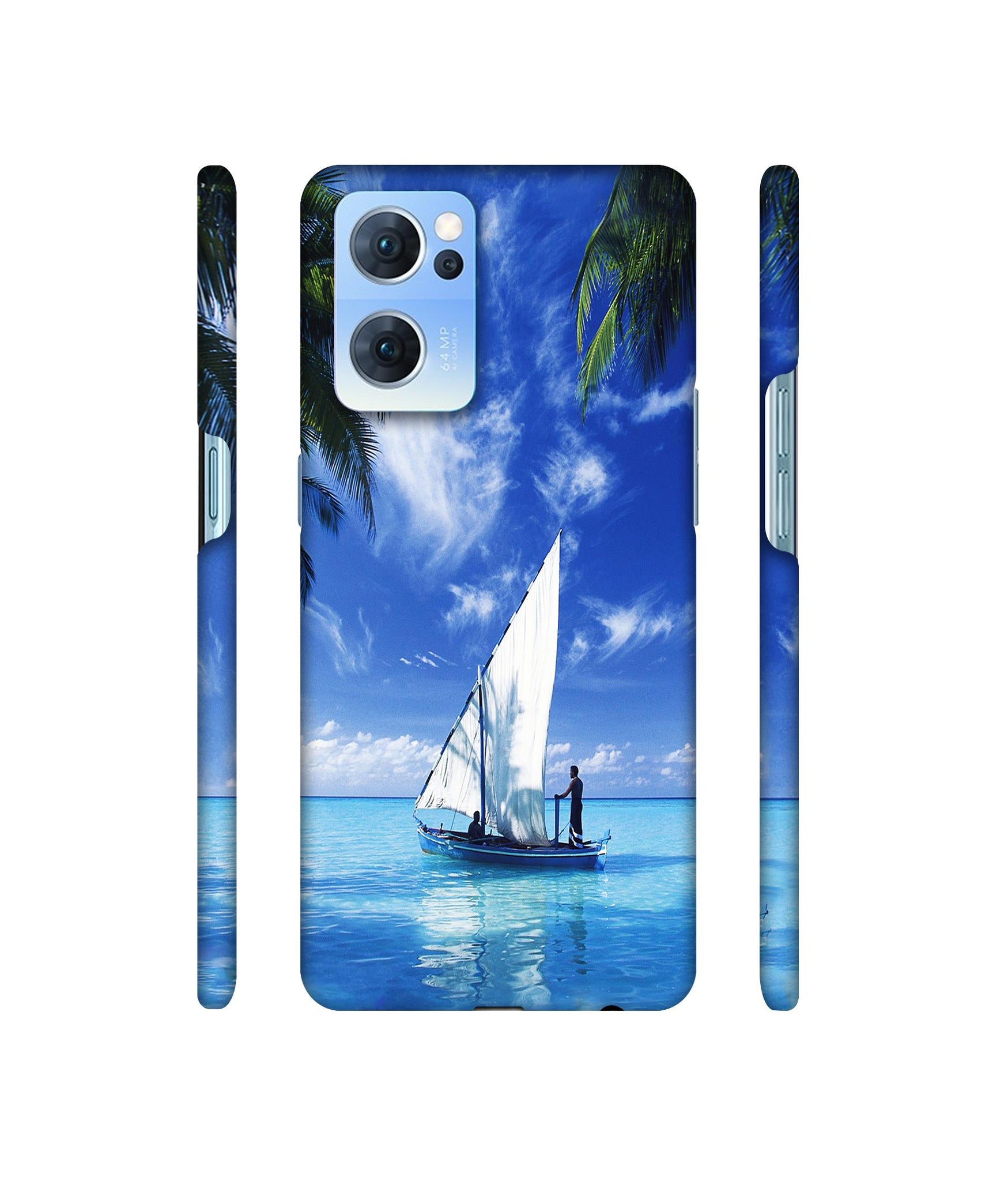 Indian Ocean Designer Hard Back Cover for Oppo Reno7 5G
