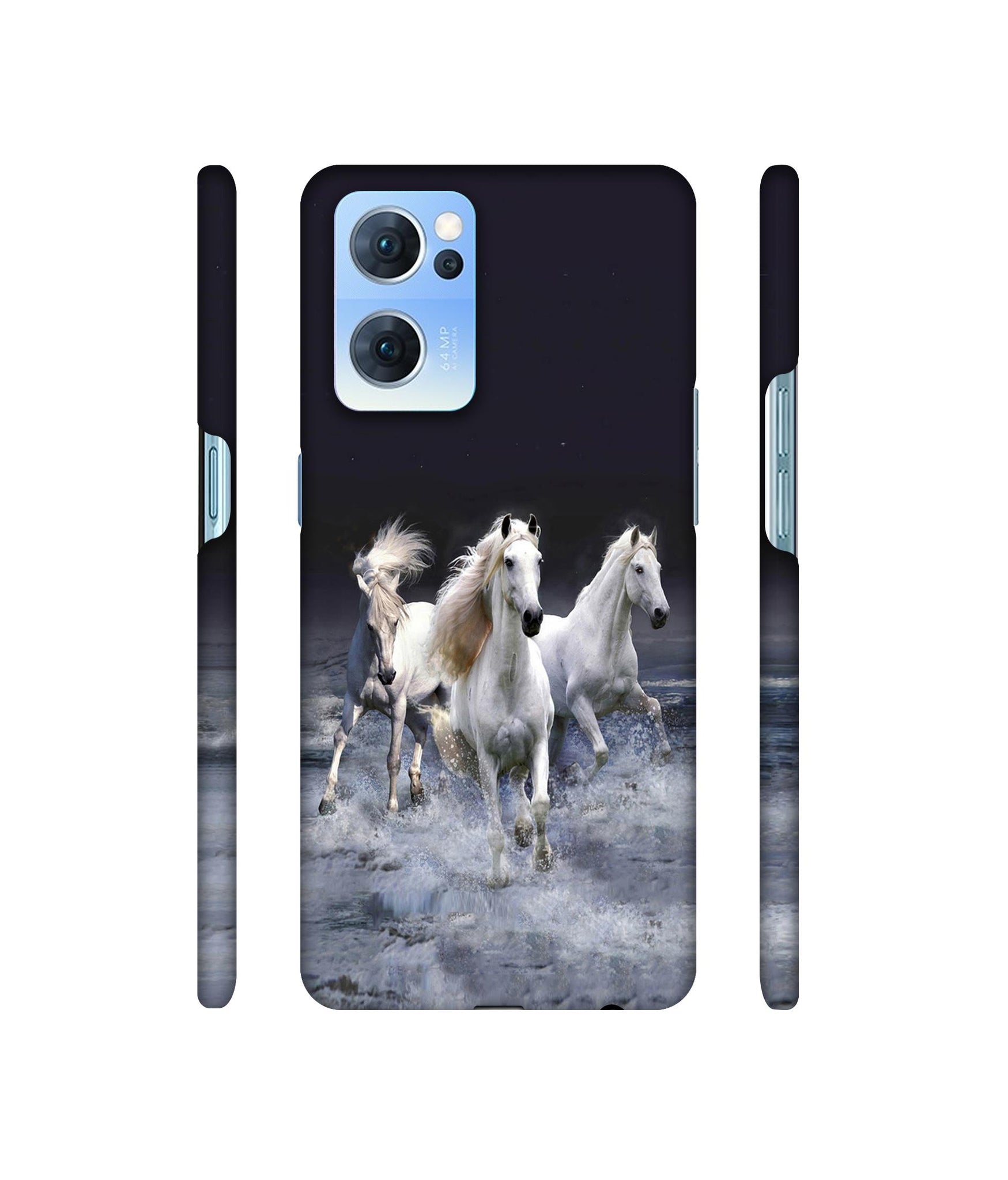 Mystic Horse Designer Hard Back Cover for Oppo Reno7 5G