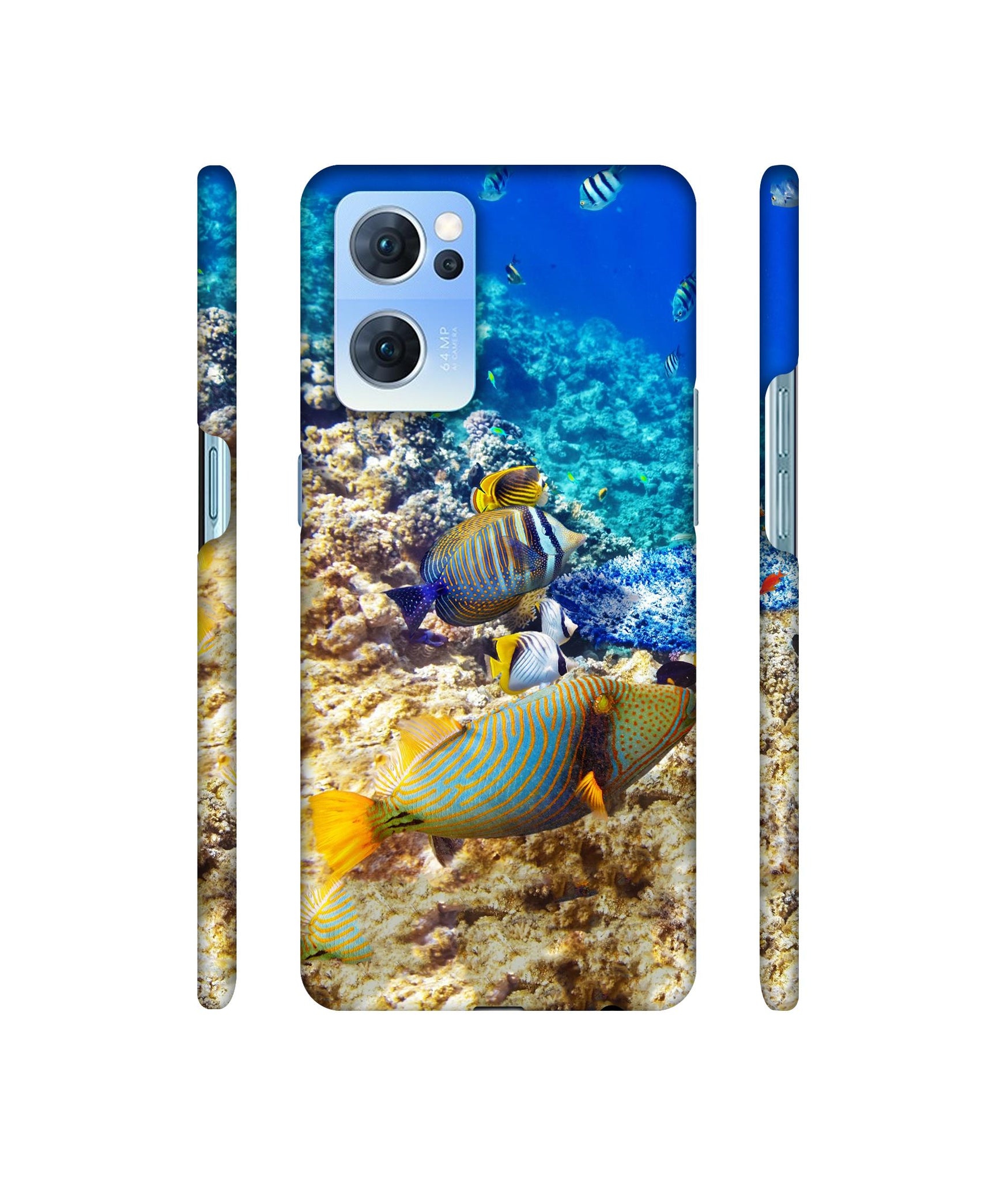 Underwater World Designer Hard Back Cover for Oppo Reno7 5G