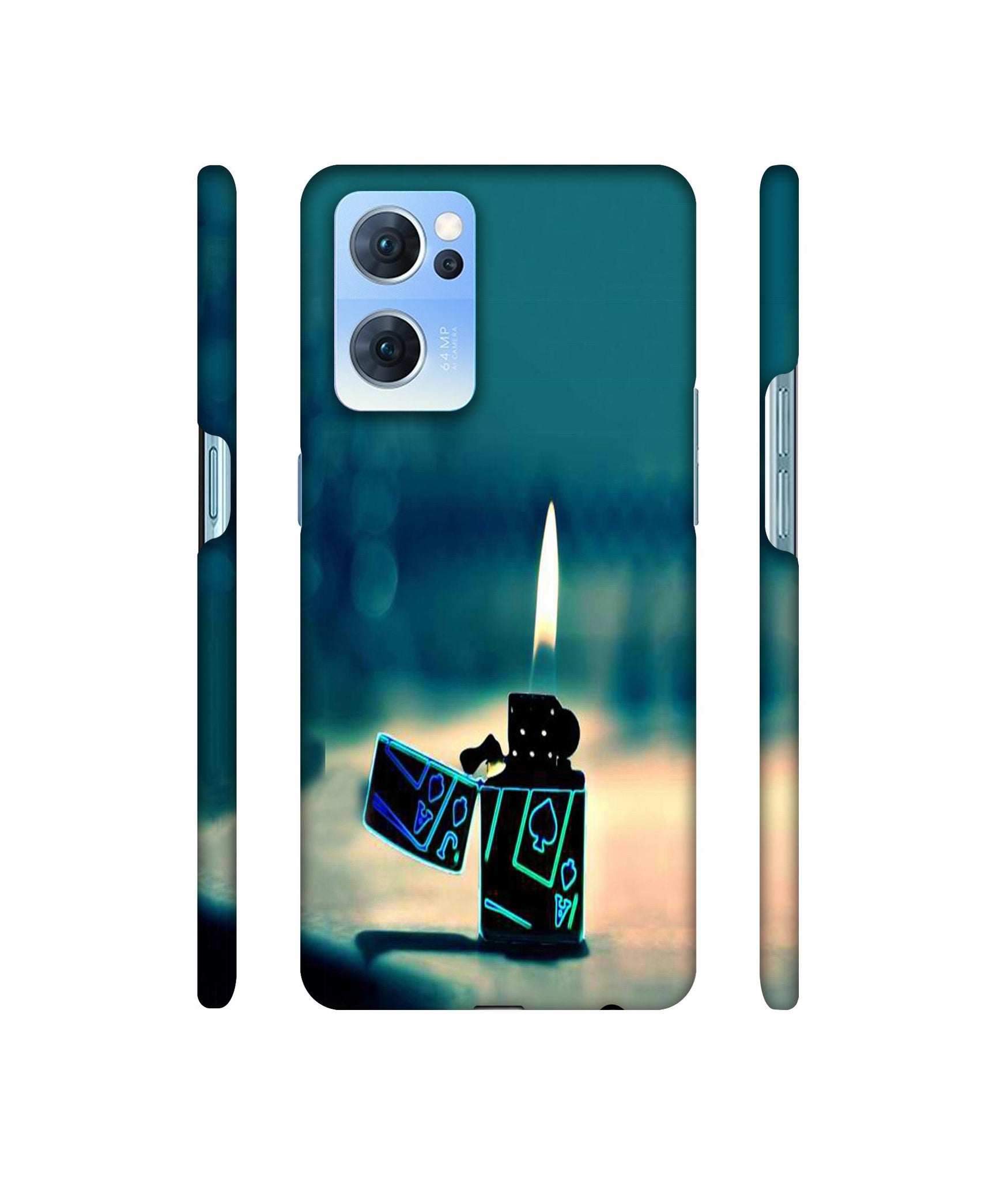 Cigrate Lighter Designer Hard Back Cover for Oppo Reno7 5G