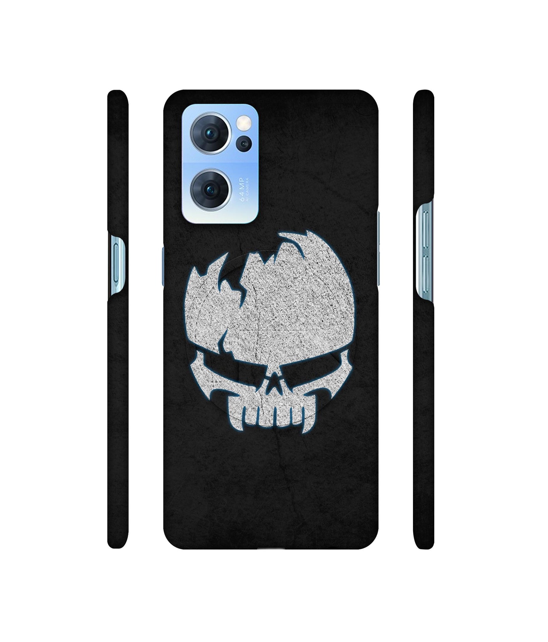 Skull Designer Hard Back Cover for Oppo Reno7 5G