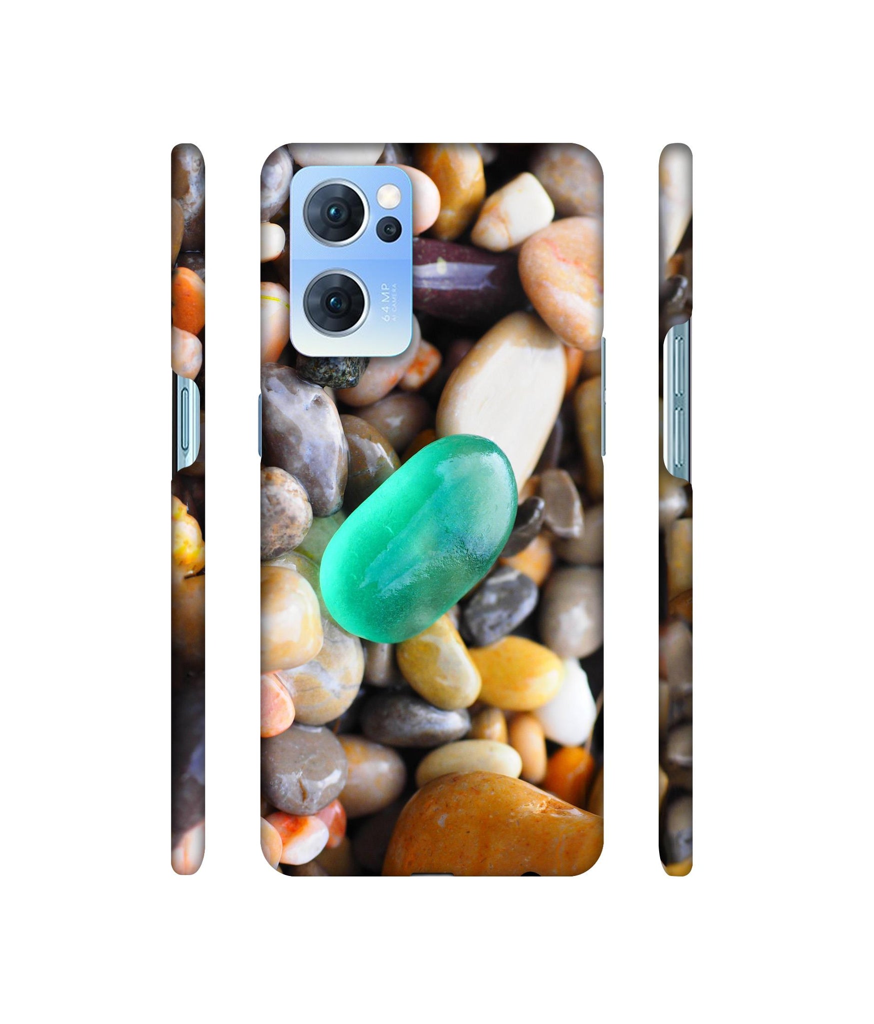 Sea Stones Designer Hard Back Cover for Oppo Reno7 5G