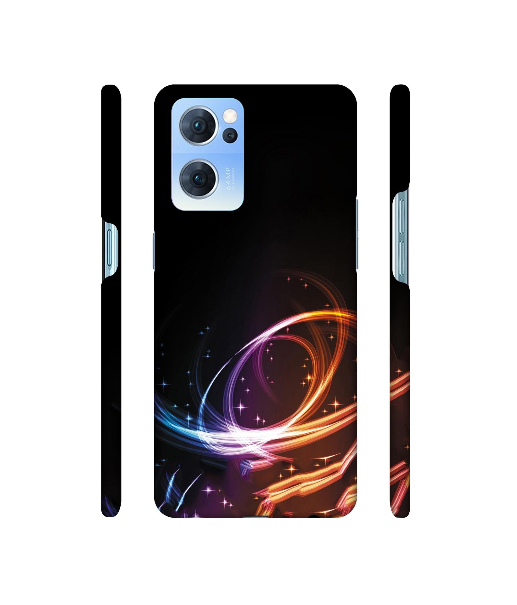 Abstract Background Designer Hard Back Cover for Oppo Reno7 5G
